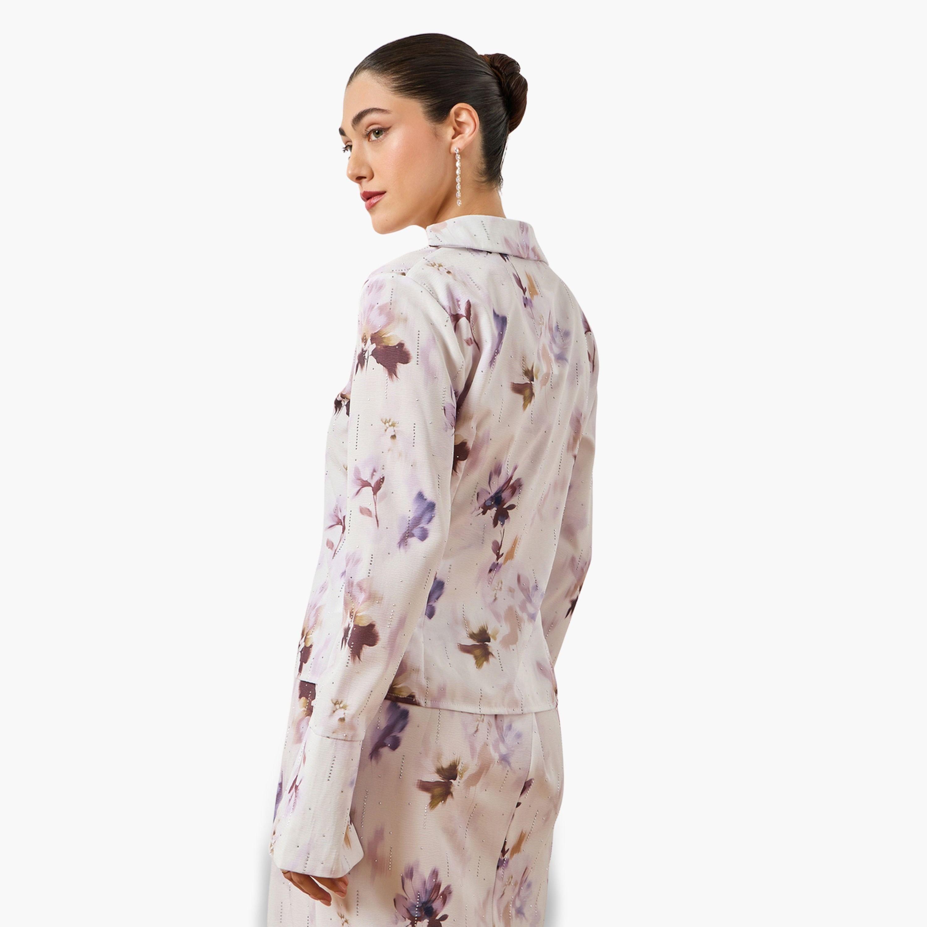 Styli Women Off-White Floral Print Long Sleeve Blouse-women-clothing-shirtsandblouses-blouses-image-5