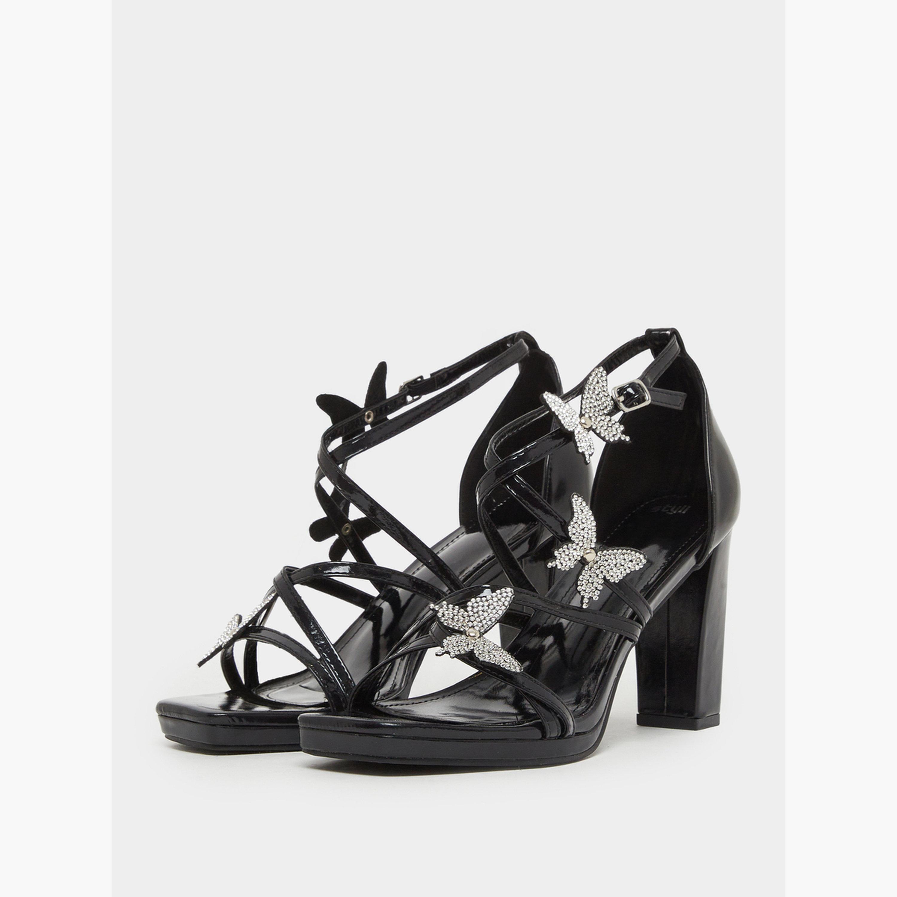 صندل مزين بكعب سميك-women-shoes-heels-image-1