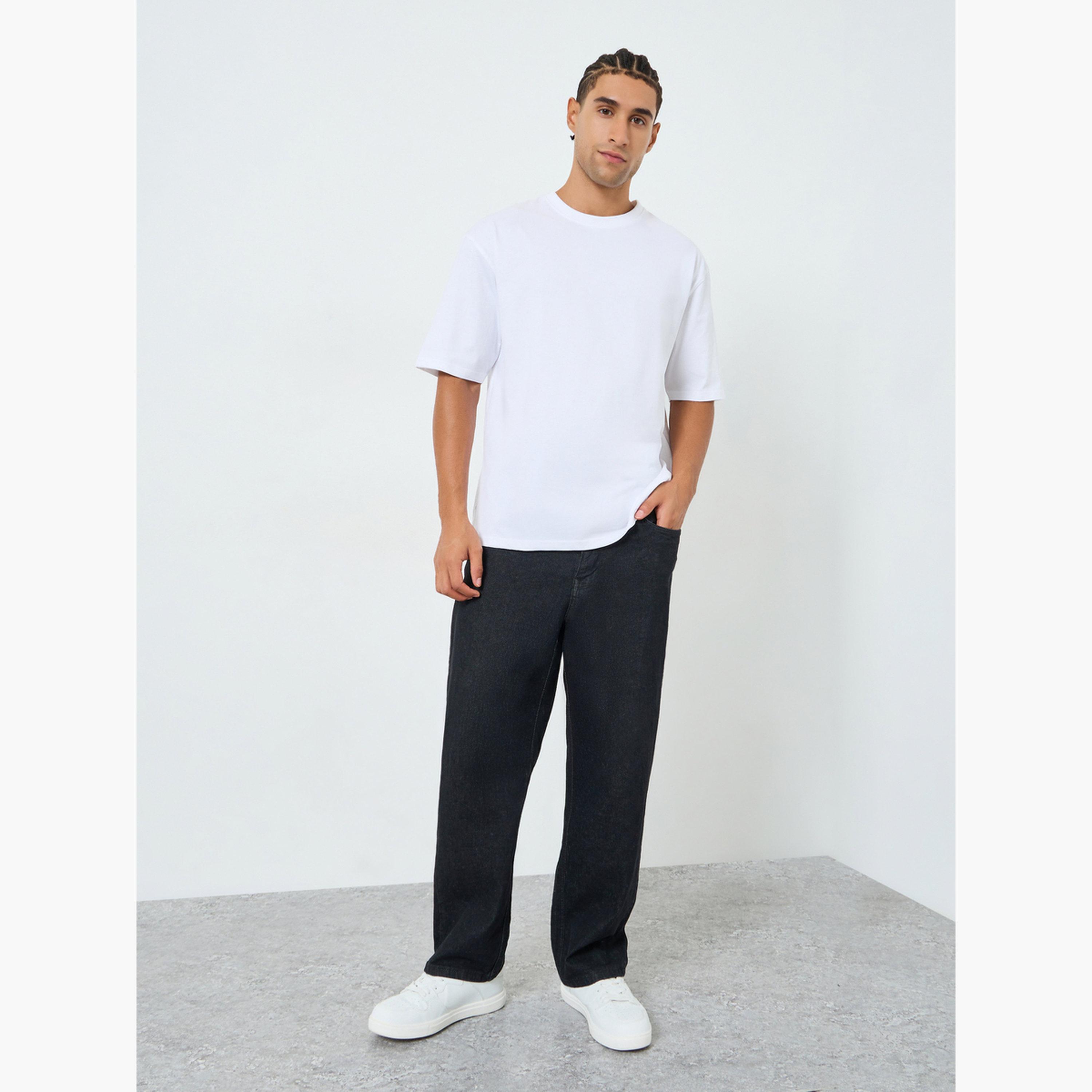 Styli Men White Graphic Print Oversized T-Shirt-men-clothing-tshirtsandpolos-tshirts-image-2