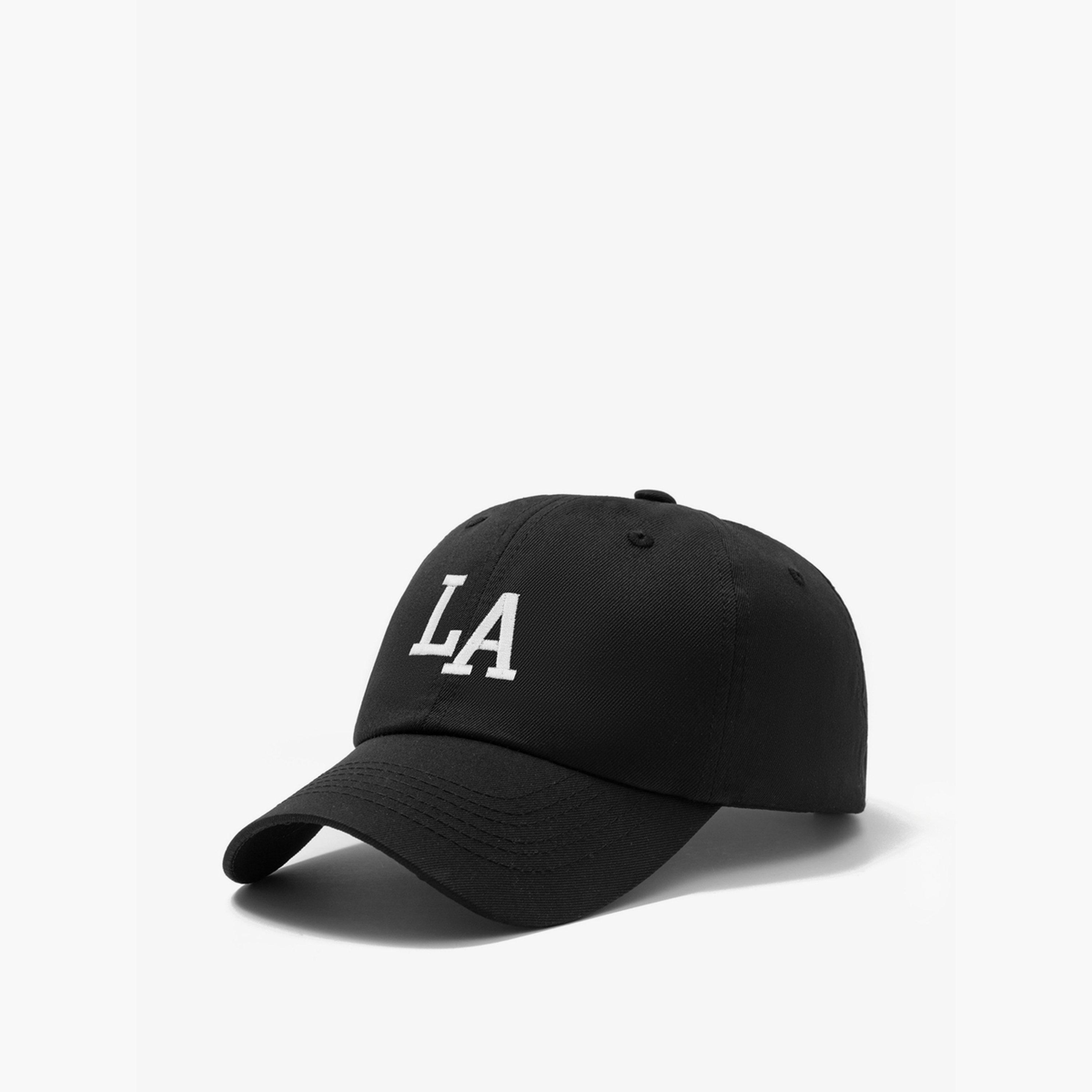 Take Two Black Slogan Embroidery Baseball Cap-men-caps-image-1