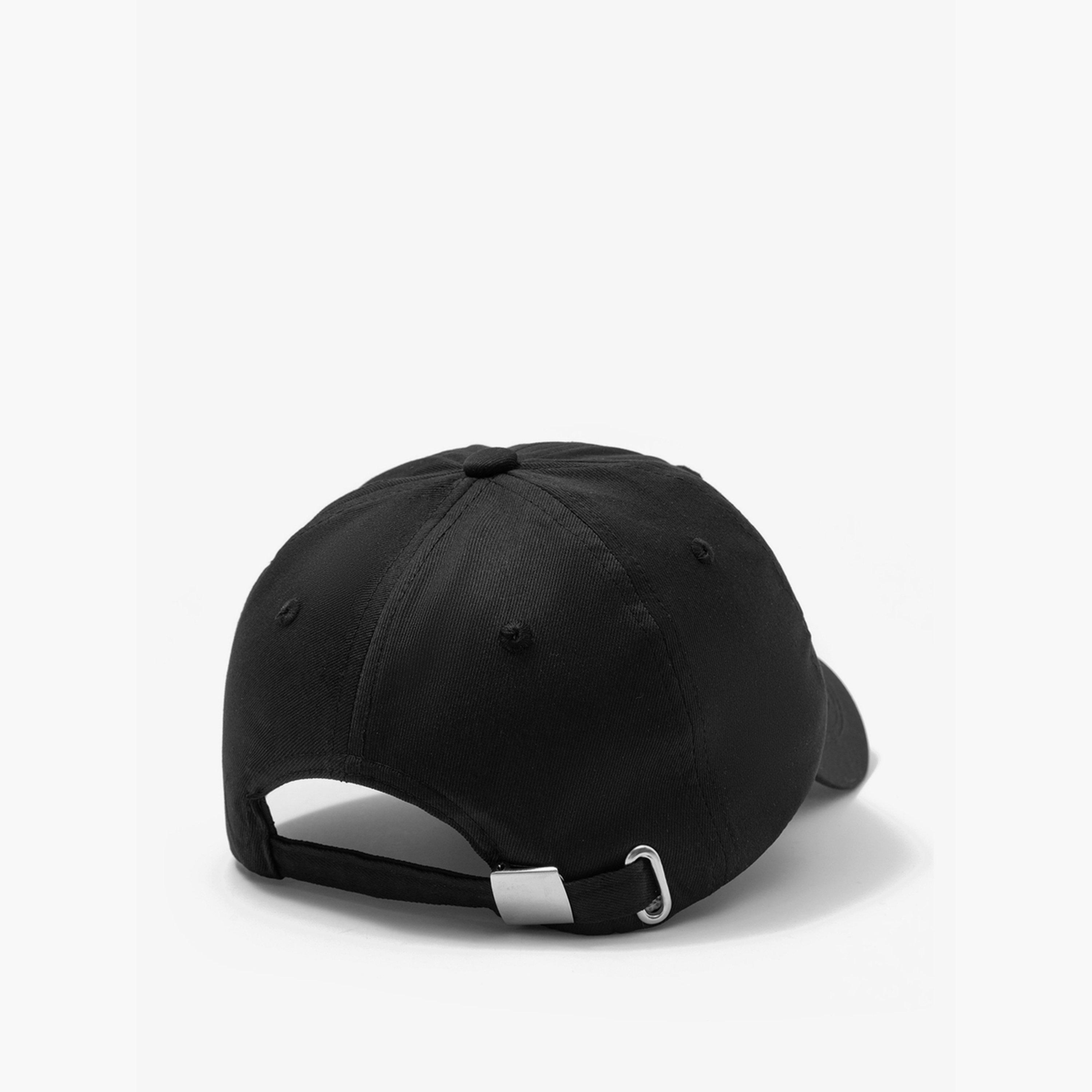 Take Two Black Slogan Embroidered Baseball Cap-women-clothingaccessories-capsandhats-image-2