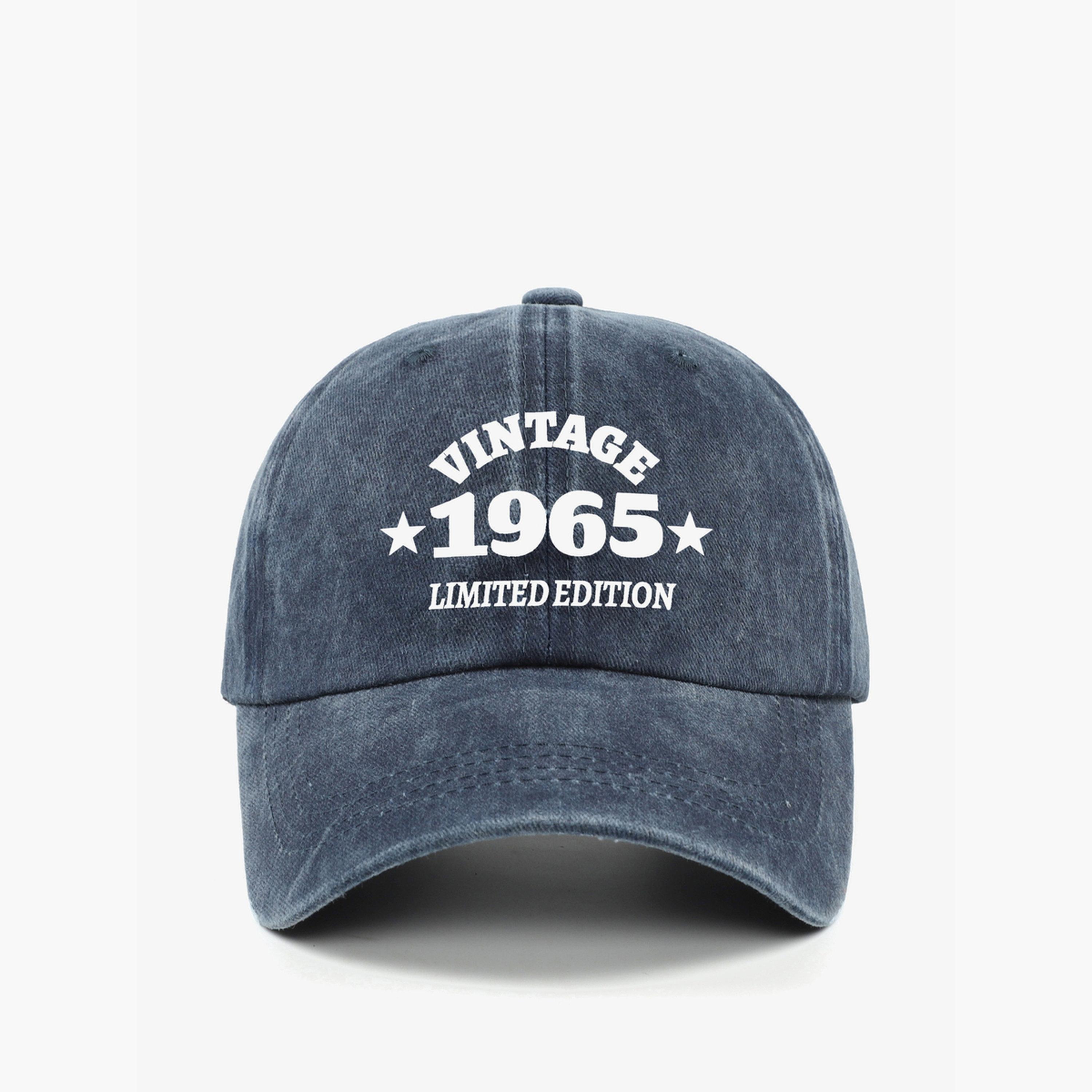 Take Two Navy Blue Slogan Print Baseball Cap-men-caps-image-3