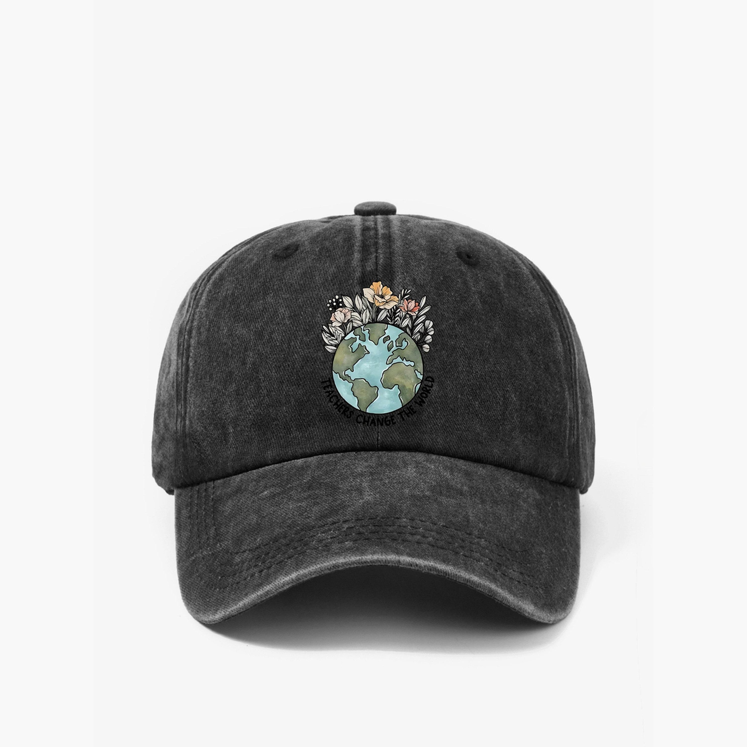 Take Two Grey Graphic Print Baseball Cap-women-clothingaccessories-capsandhats-image-3