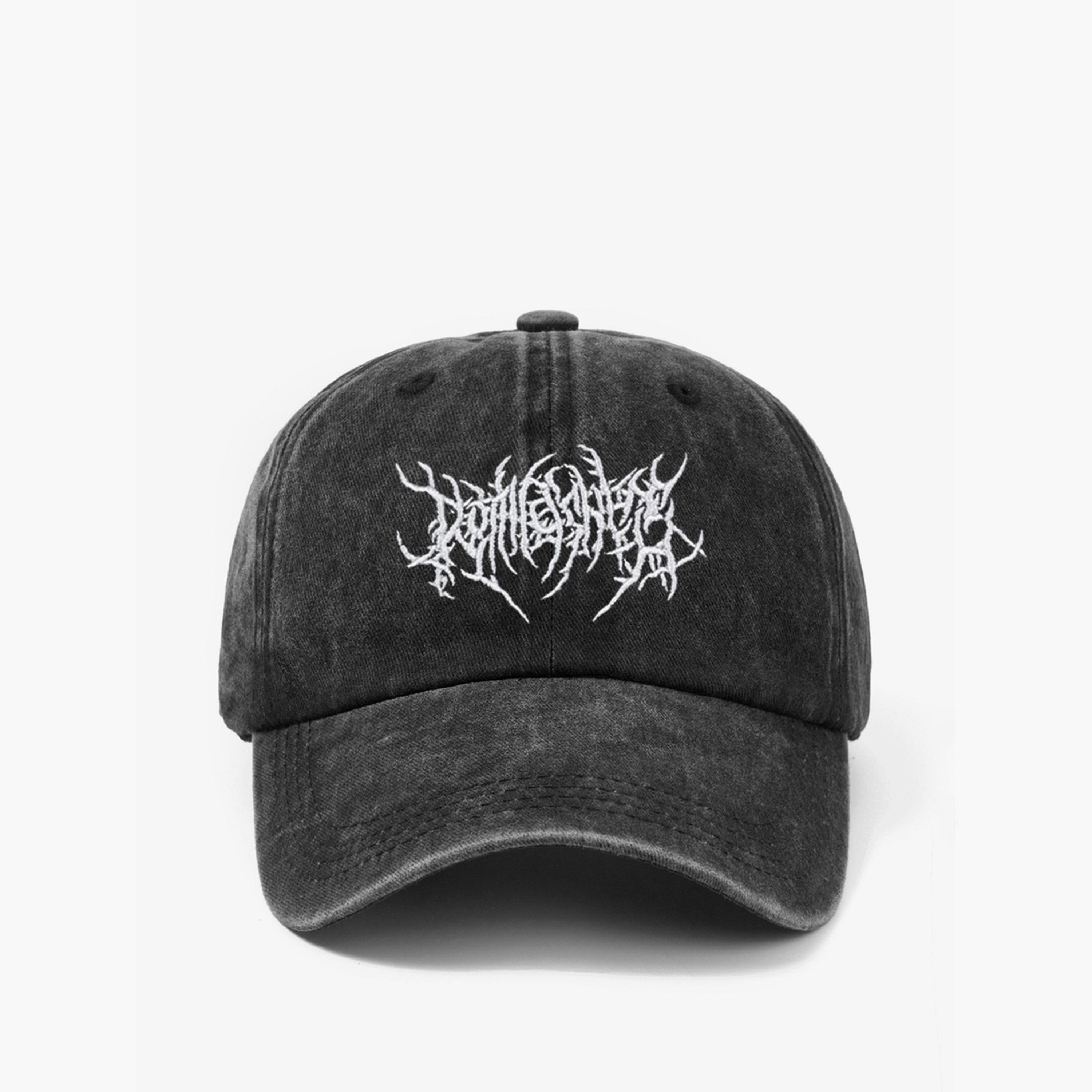 تيك تو - قبعة بيسبول مطرزة لون رمادي-men-caps-image-3