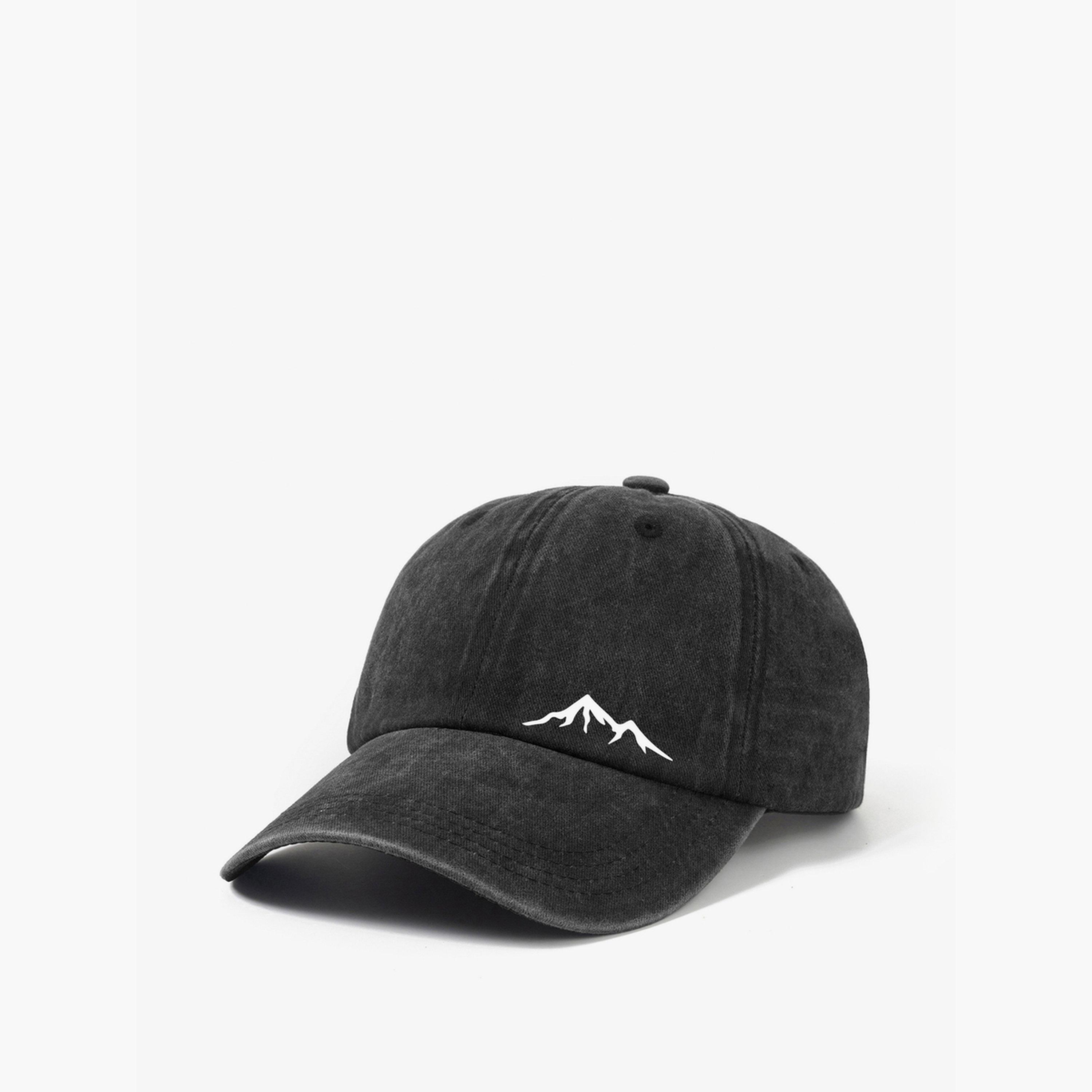 Take Two Black Mountain Peak Baseball Cap-men-caps-image-1