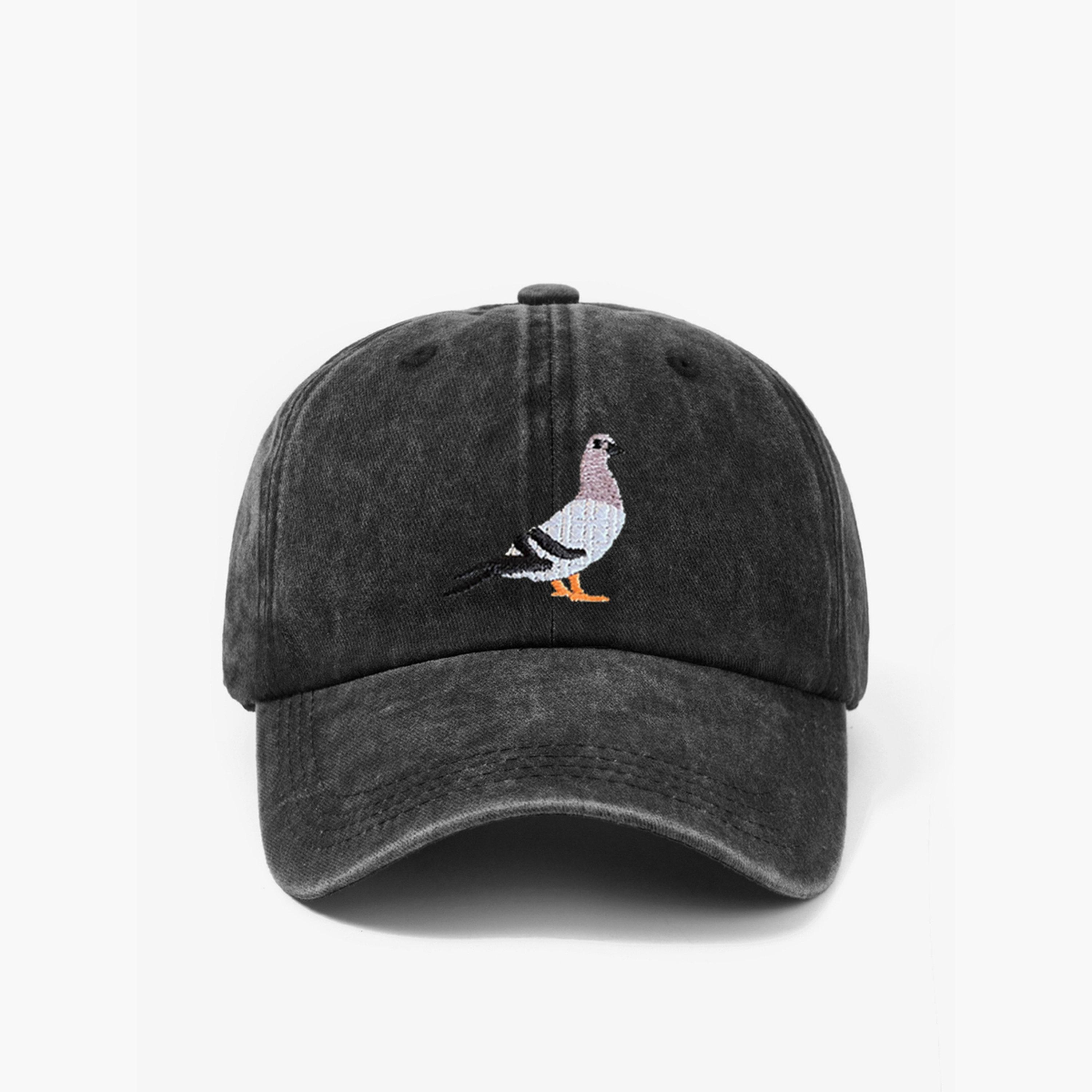 Take Two Embroidered Pigeon Baseball Cap-women-clothingaccessories-capsandhats-image-3