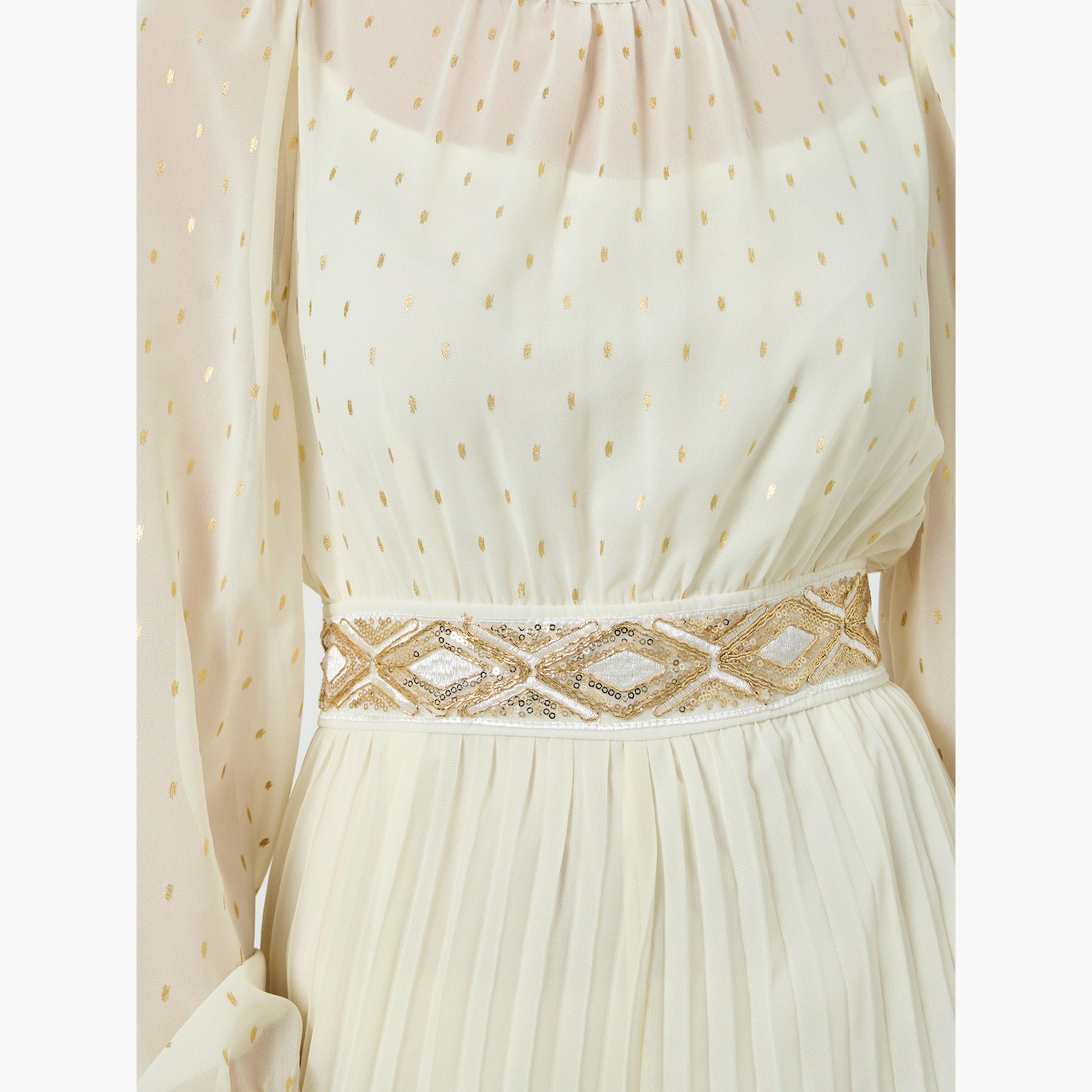 جمبسوت بكسرات وأرجل واسعة مع تفاصيل لوريكس-women-clothing-jumpsuits-image-5