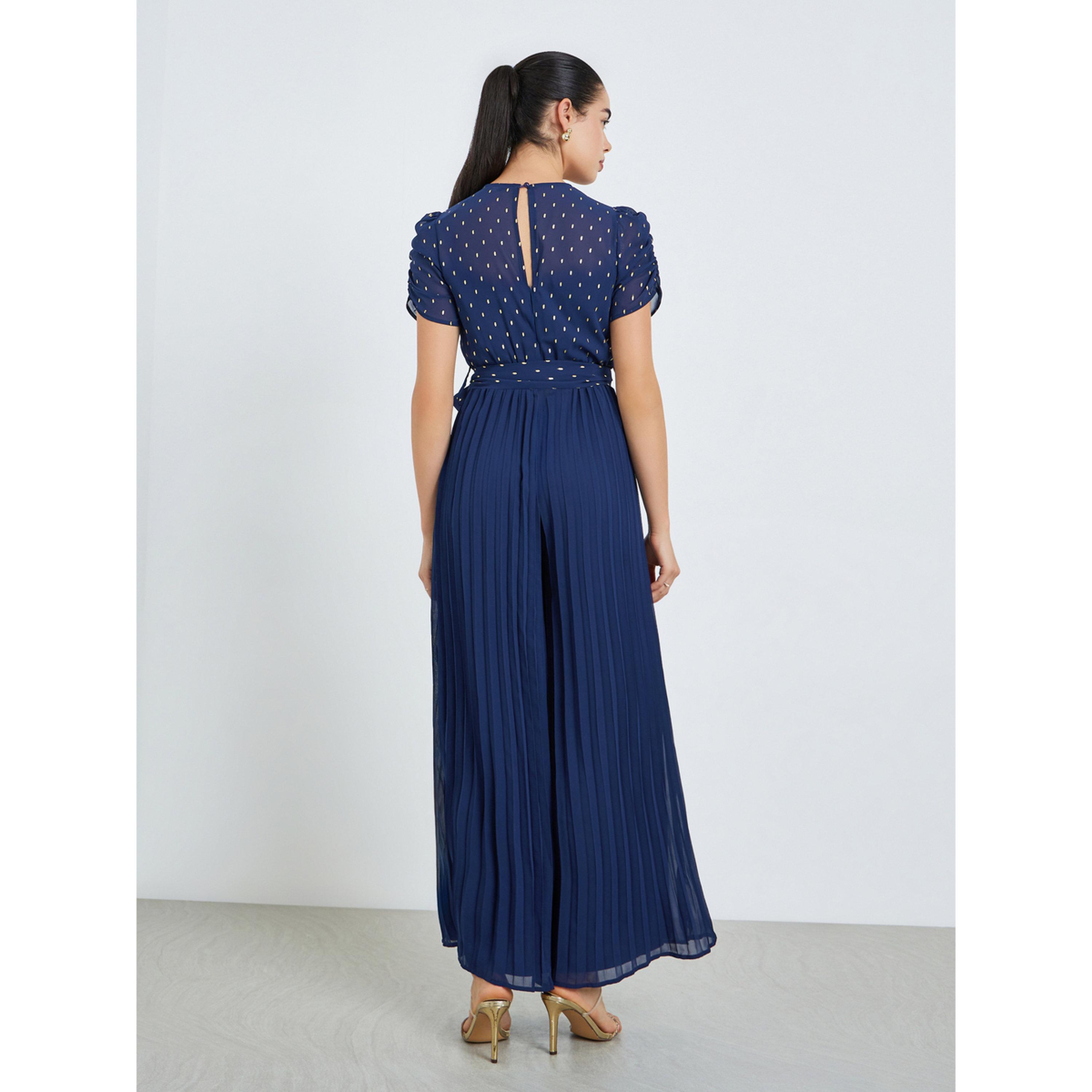 جمبسوت نسائي بأرجل واسعة وتفاصيل منسوجة لامعة-women-clothing-jumpsuits-image-4