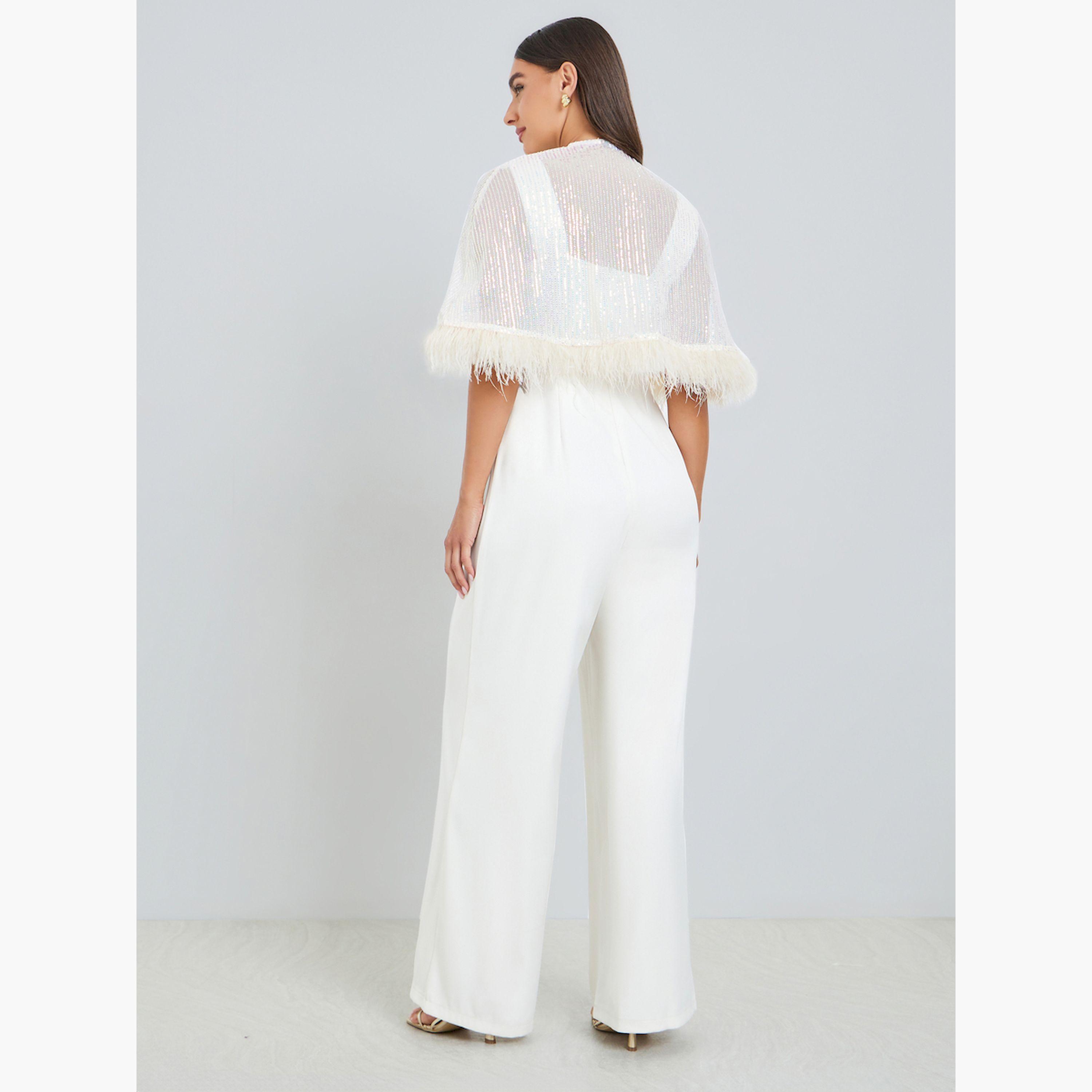 جمبسوت بأرجل واسعة مع كاب مزين بالترتر-women-clothing-jumpsuits-image-4