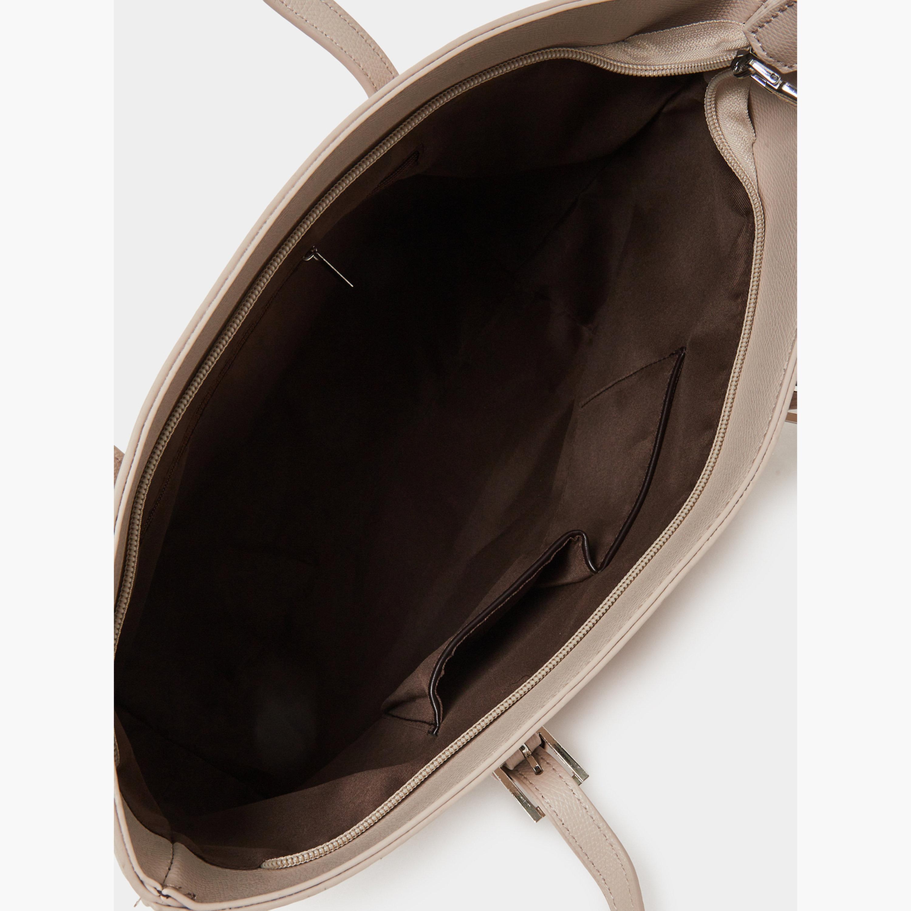طقم حقيبة توت بيج بحزام مع محفظة-women-bagsandwallets-handbags-image-5