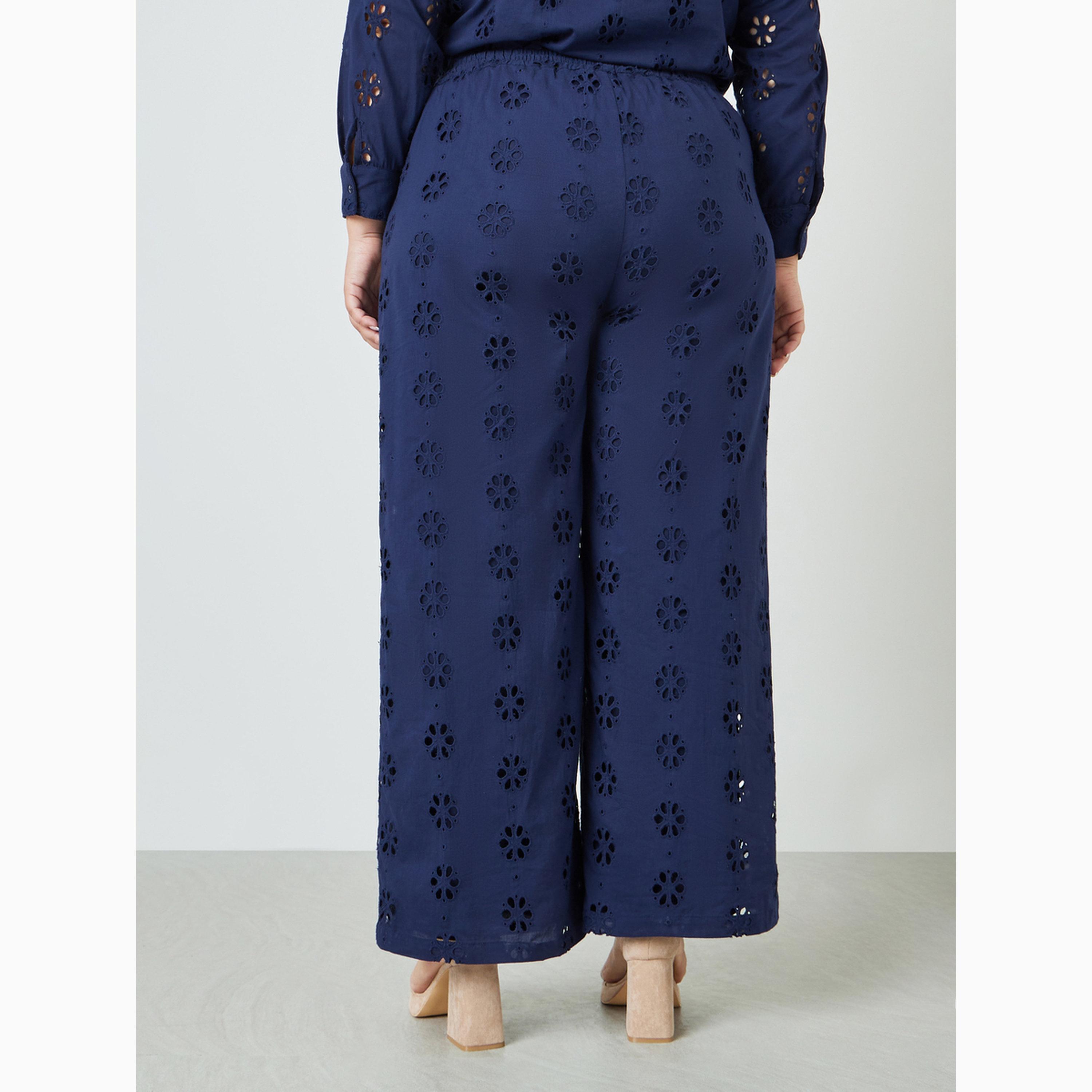 بنطال شيفلي بجيوب جانبية بمقاس كبير-women-clothing-bottoms-joggers-image-1
