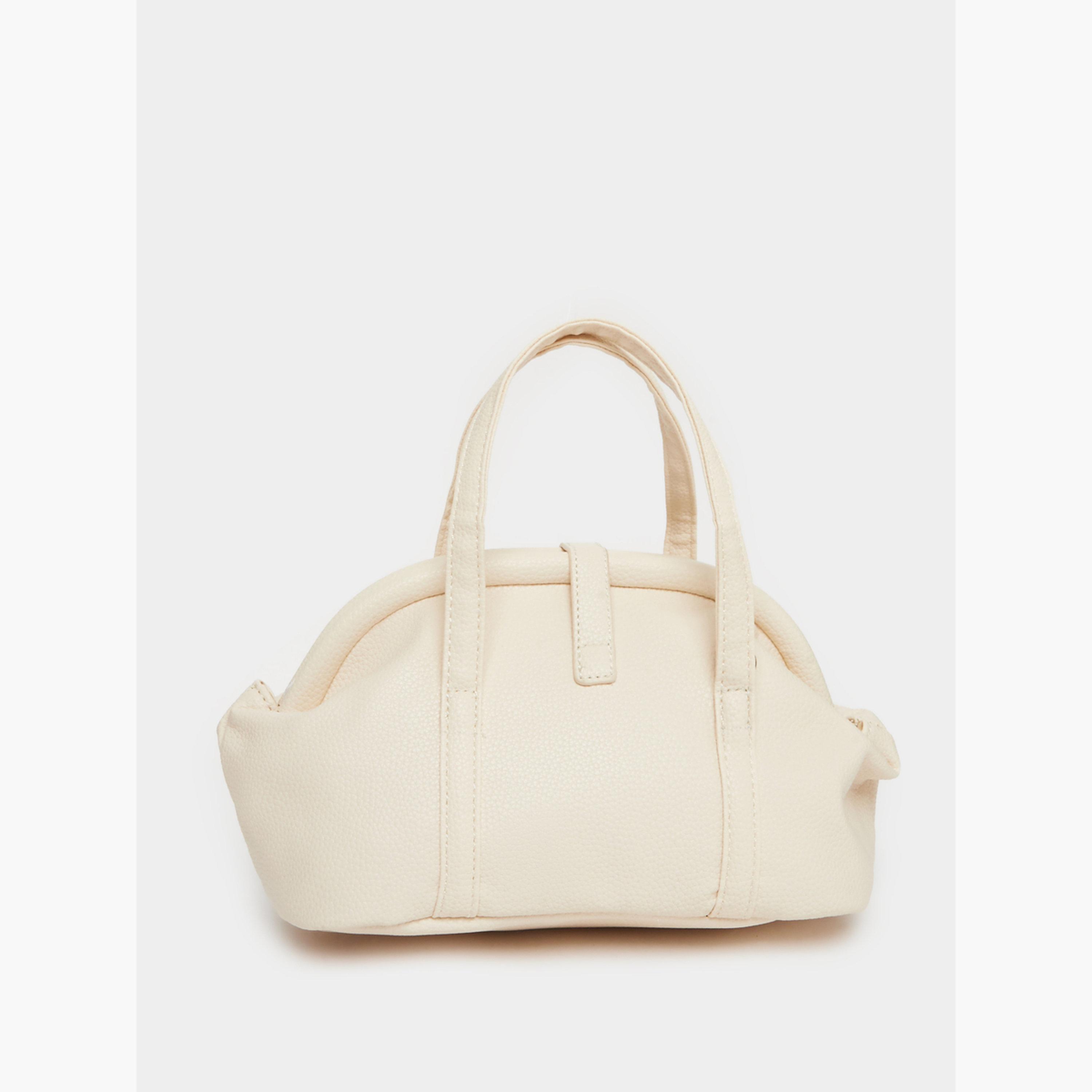 Styli Women Off White Dome Satchel Handbag-women-bagsandwallets-handbags-image-4