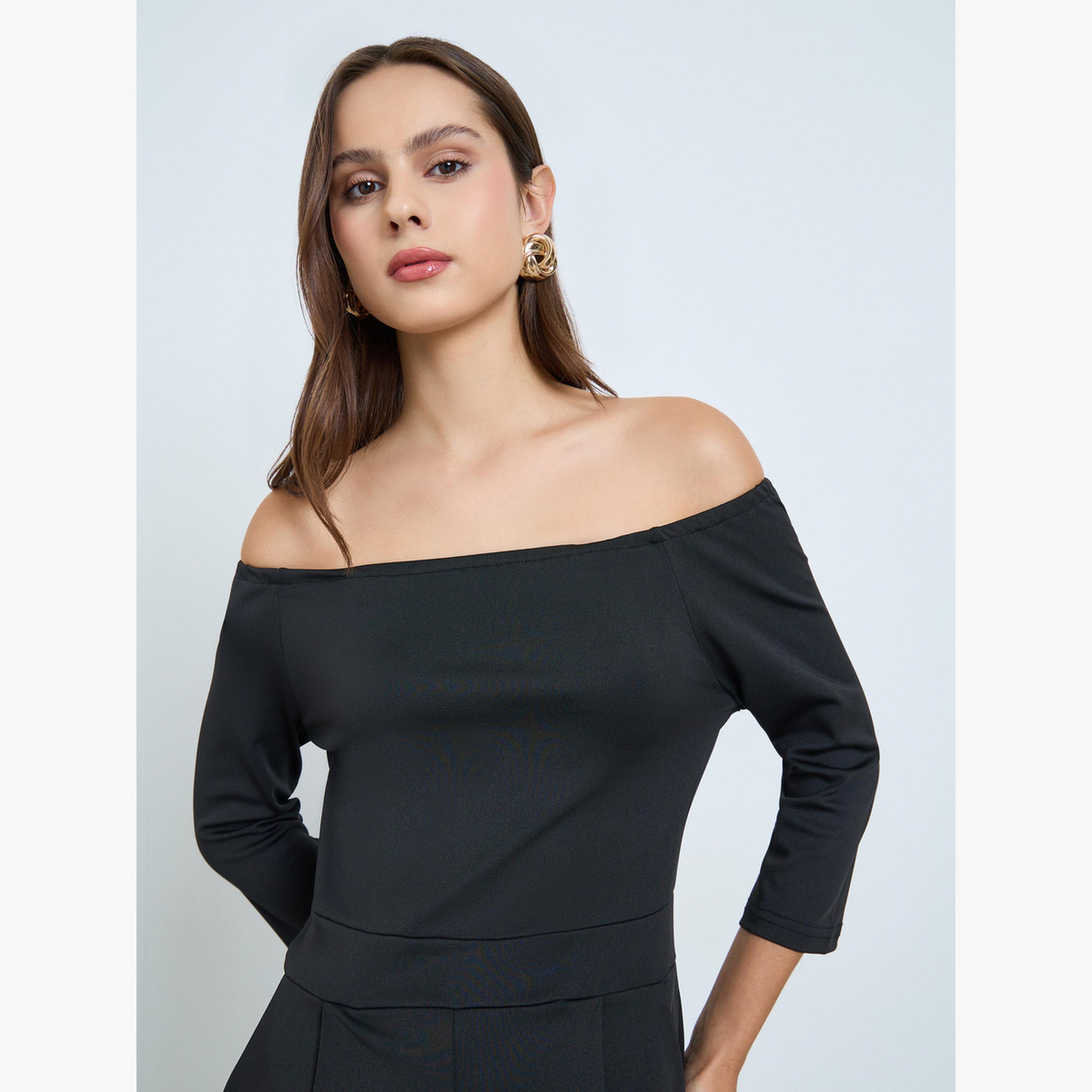 Take Two Black Off Shoulder Wide Leg Jumpsuit-women-clothing-jumpsuits-image-3
