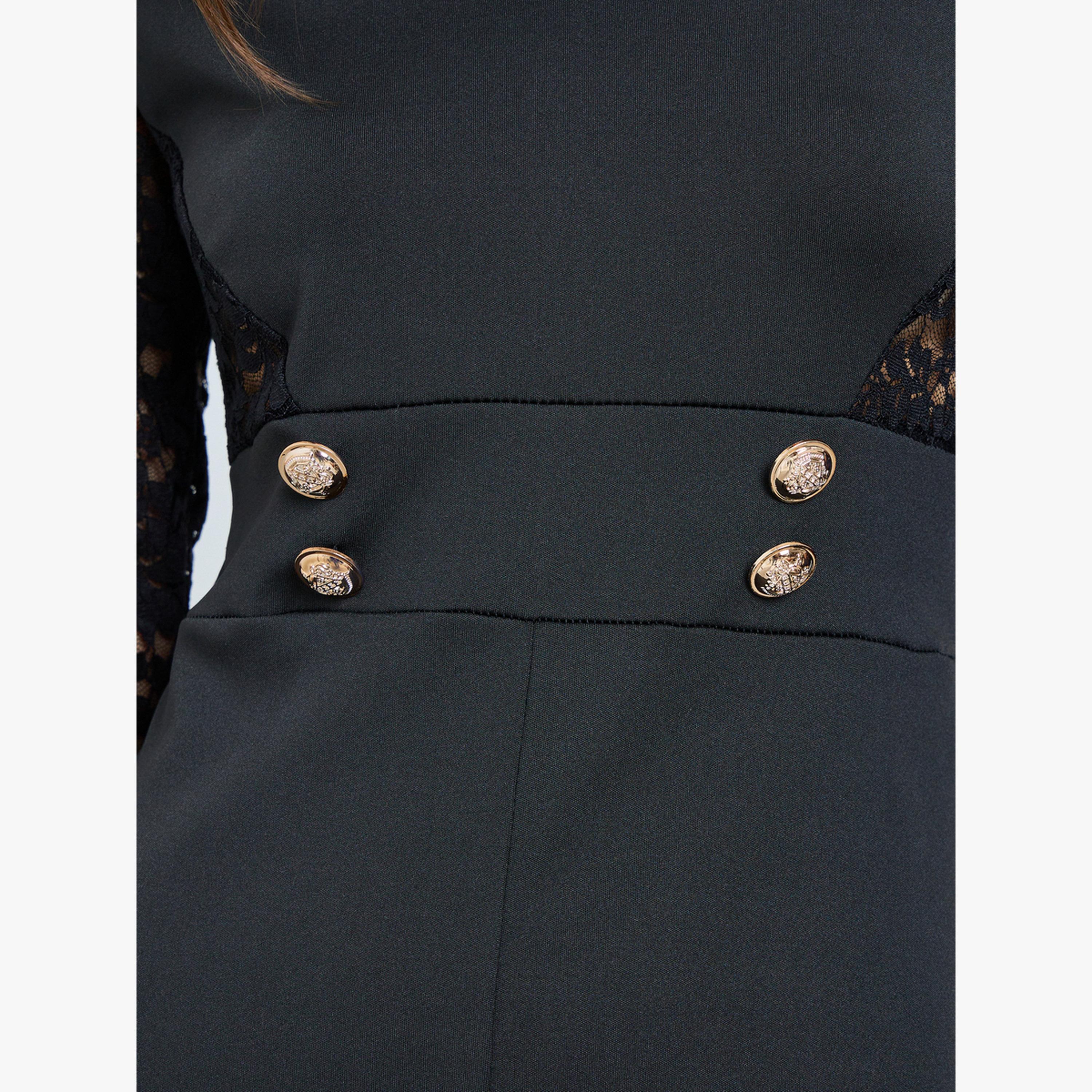 جمبسوت واسع بأكمام دانتيل أسود-women-clothing-jumpsuits-image-3