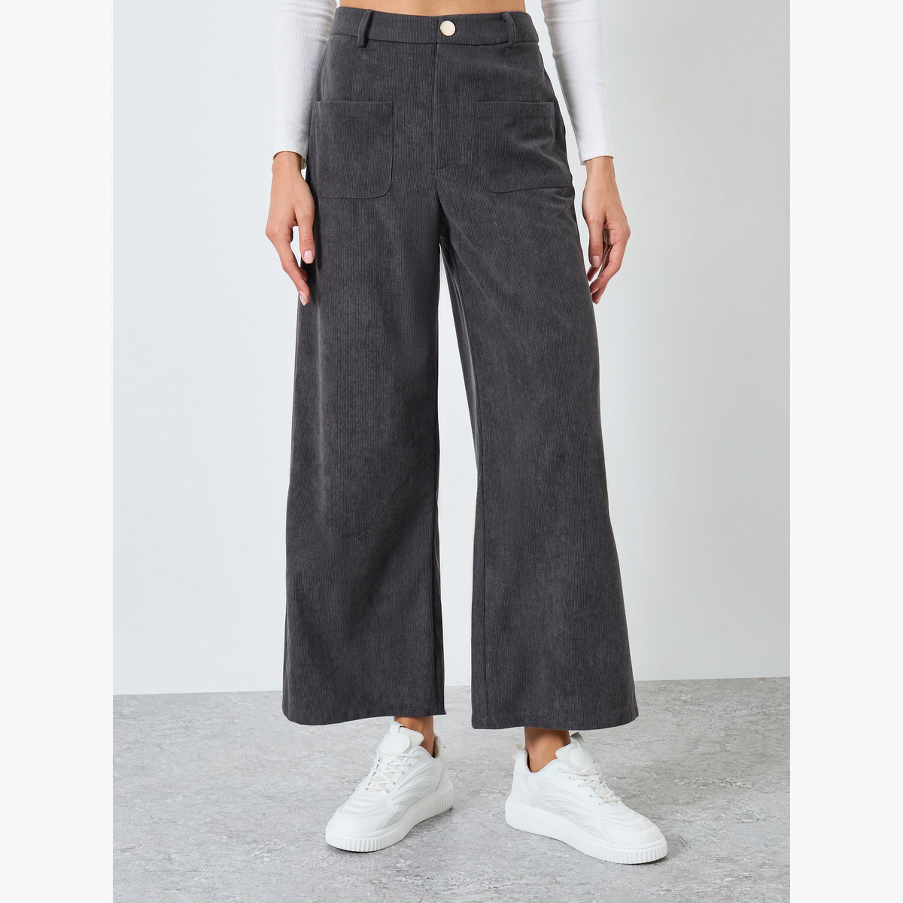 بنطال كوردروي بأرجل واسعة-women-clothing-bottoms-trousers-image-1