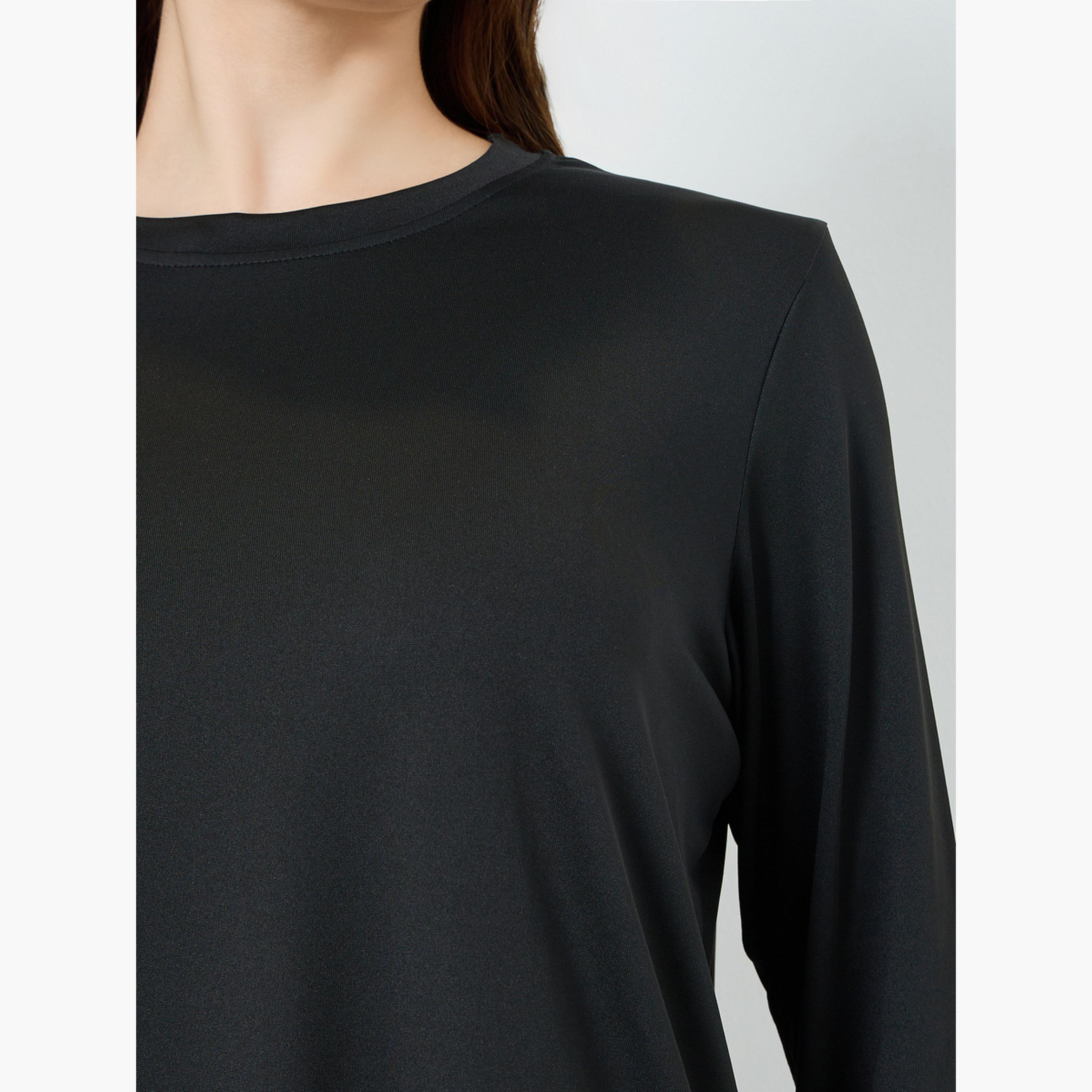 Styli Women Long Sleeve T-Shirt and Leggings Co-Ords-women-clothing-coordsets-image-5