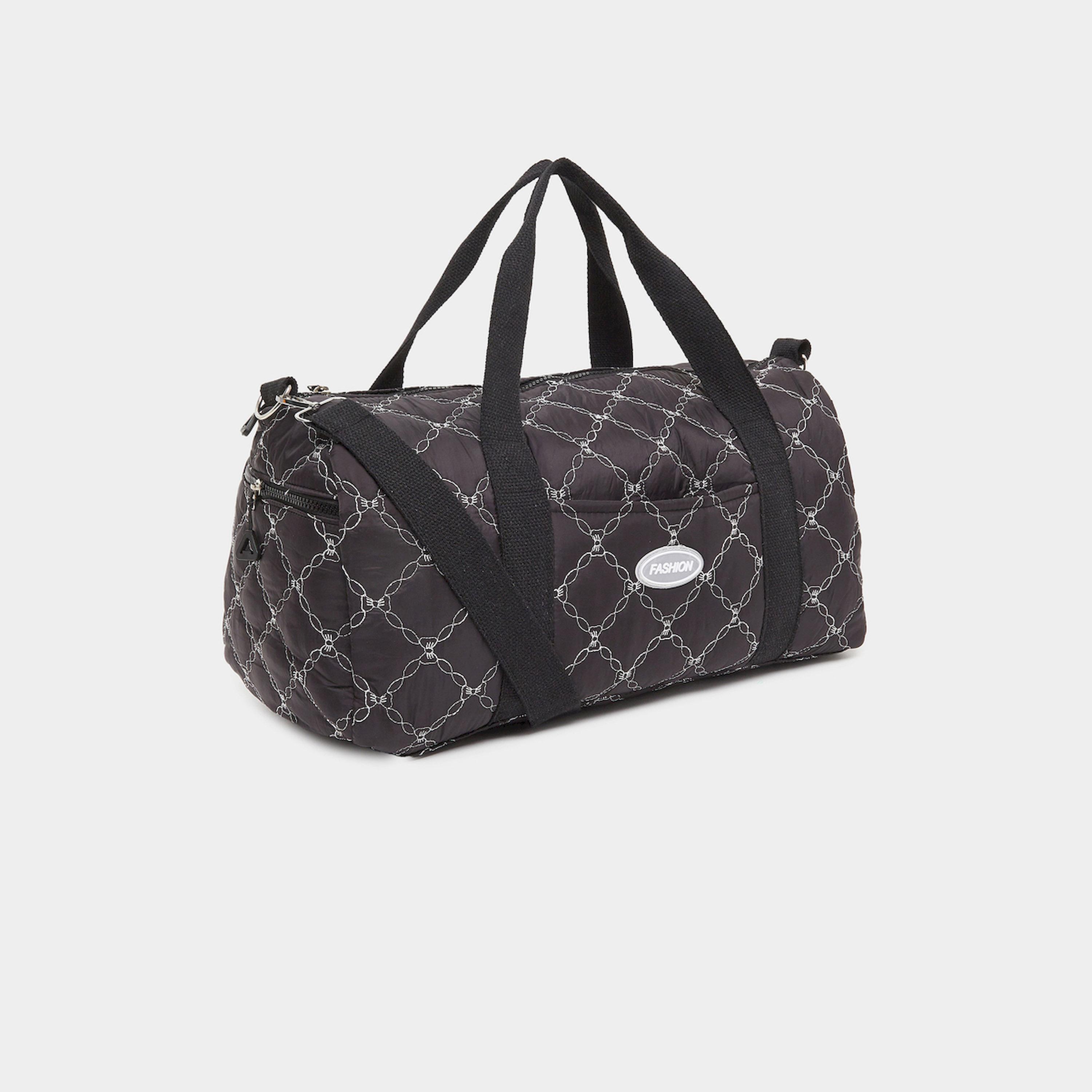 Styli Women Diamond Pattern Gym Bag-women-bagsandwallets-handbags-image-1