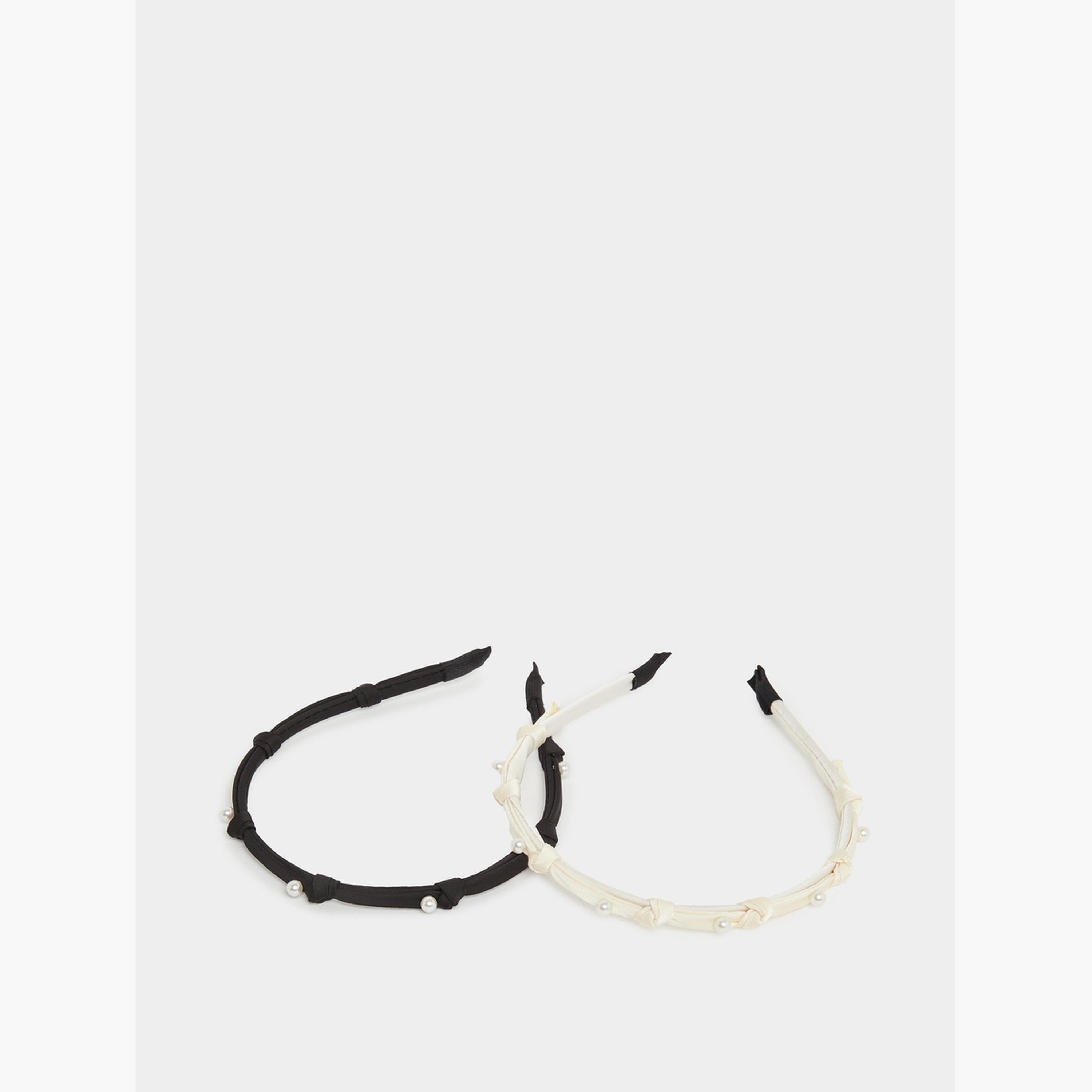 Styli Pack of 2 - Embellished Headband-women-hairaccessories-bands-image-1