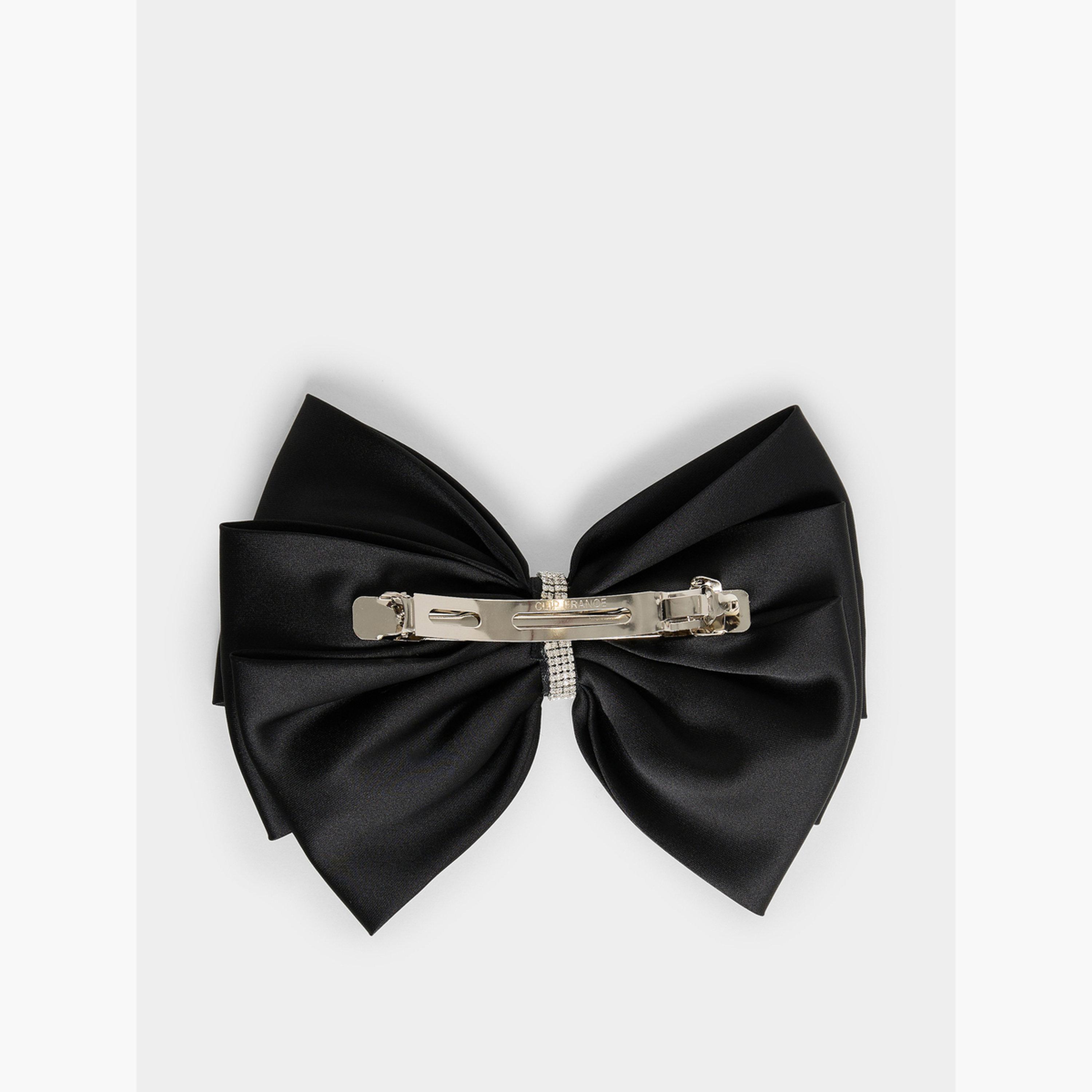 Styli Embellished Ribbon Hair Clip-women-hairaccessories-clips-image-2