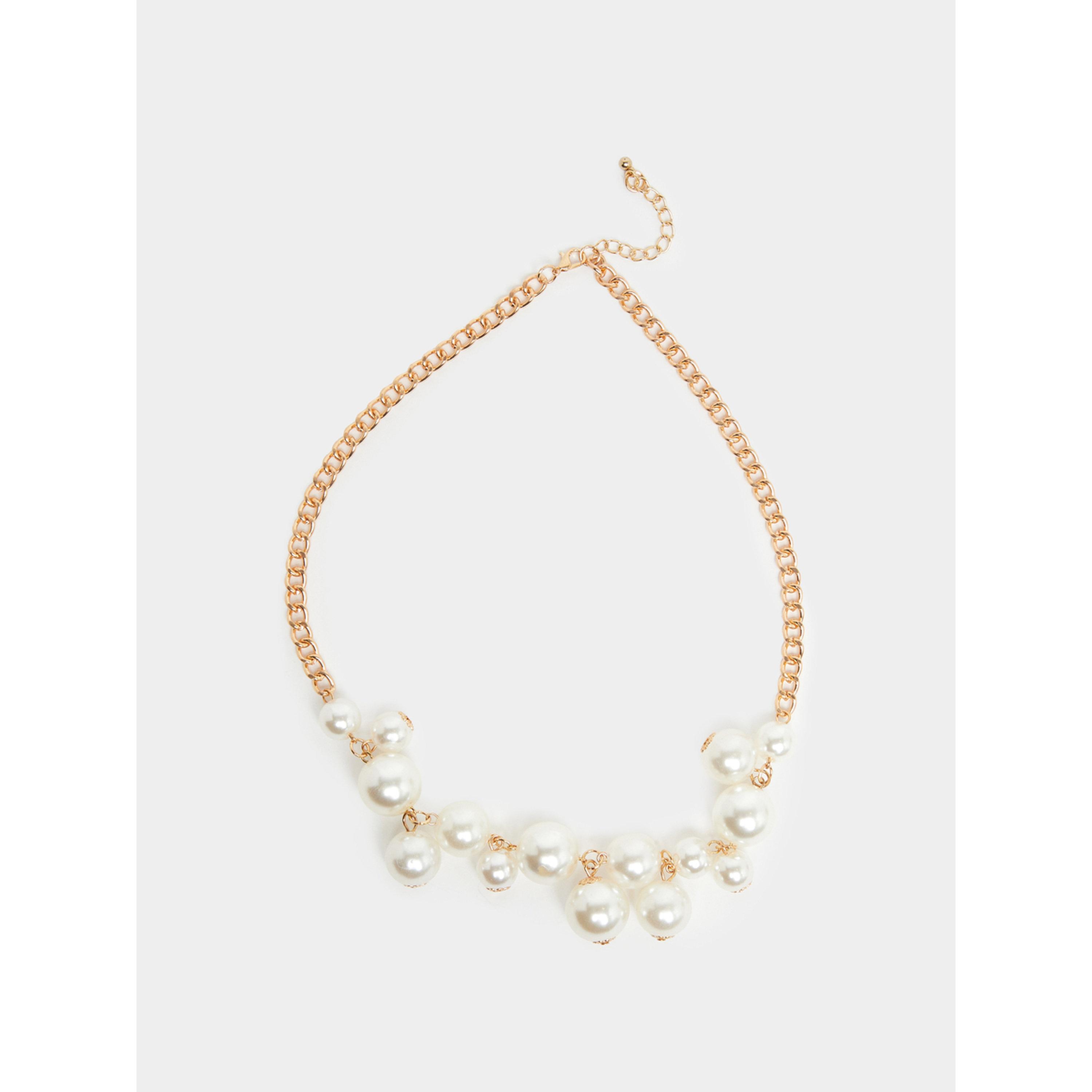 Styli Set of 2 - Faux Pearl Necklace with Earring-women-watchesandjewellery-jewellery-jewellerysets-image-2