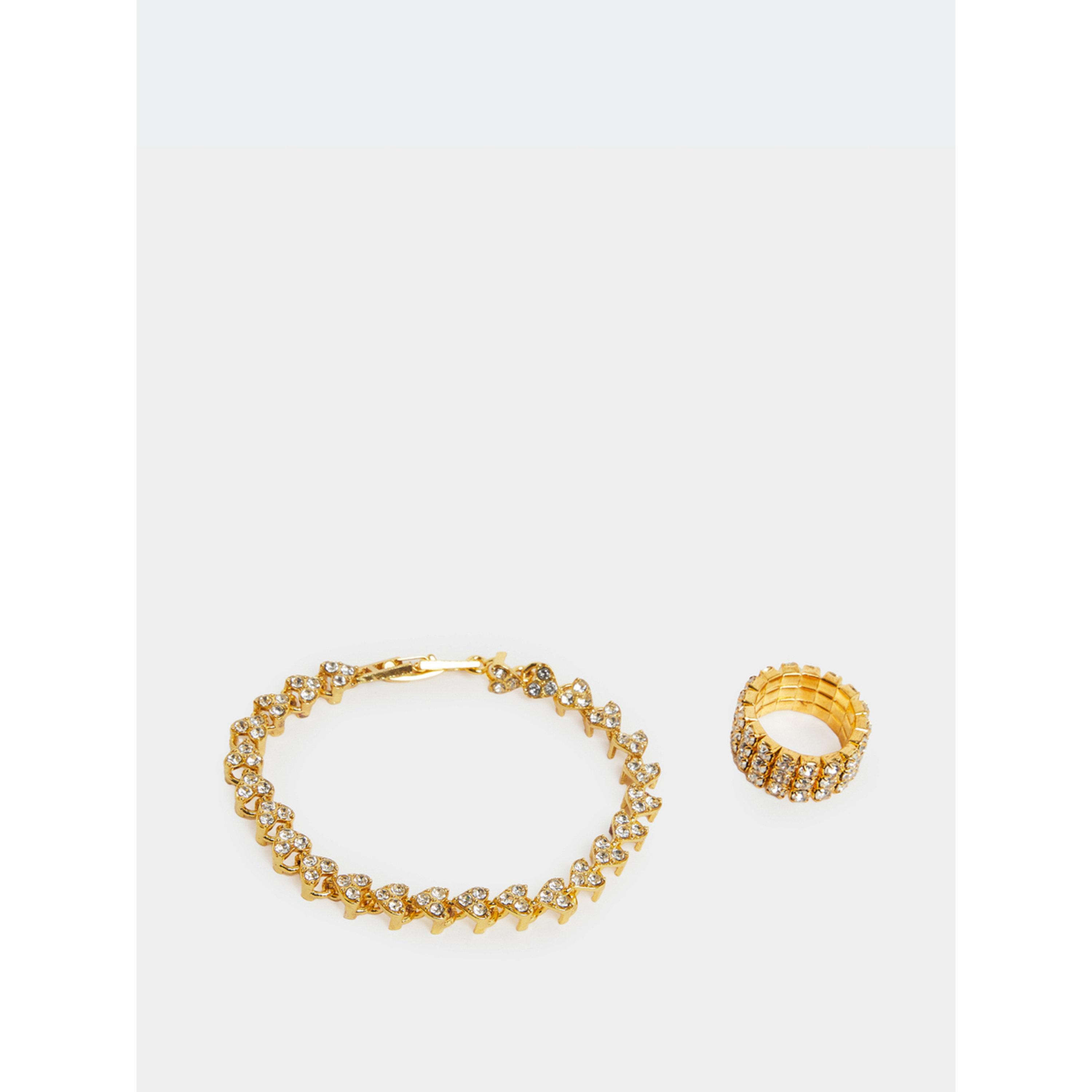 مجموعة من عقد وسوار يد مع خاتم واقراط-women-watchesandjewellery-jewellery-jewellerysets-image-3