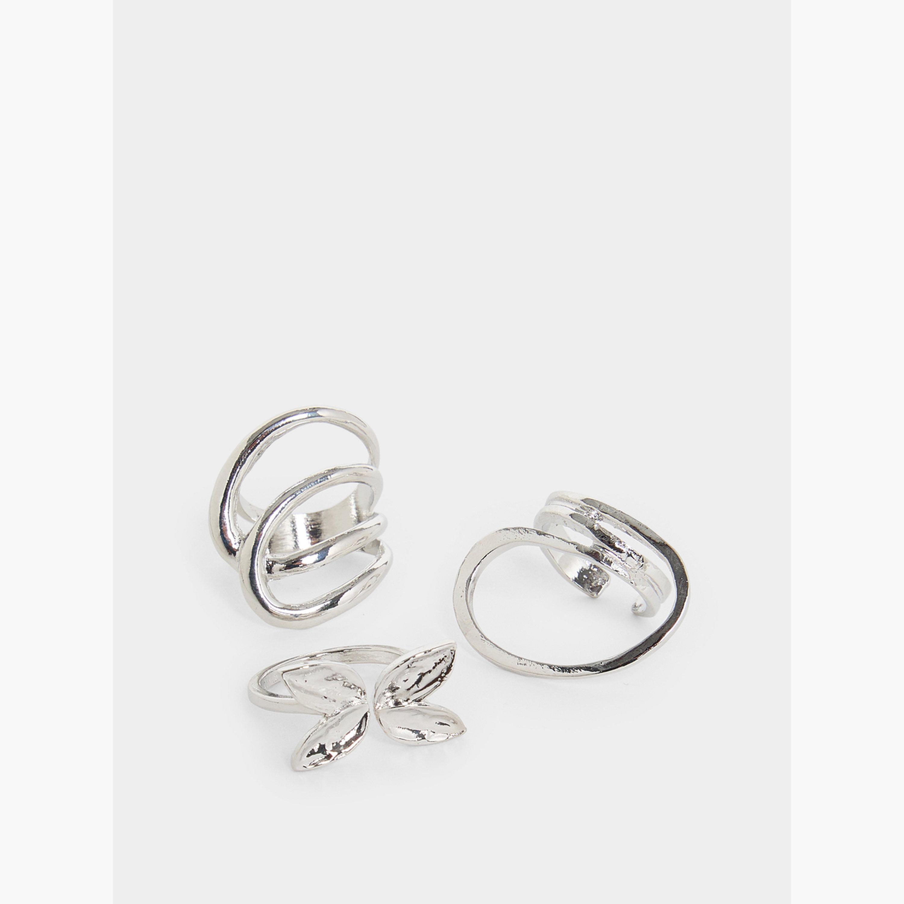 Styli Set of 6 - Assorted Silver Ring-women-watchesandjewellery-jewellery-rings-image-3