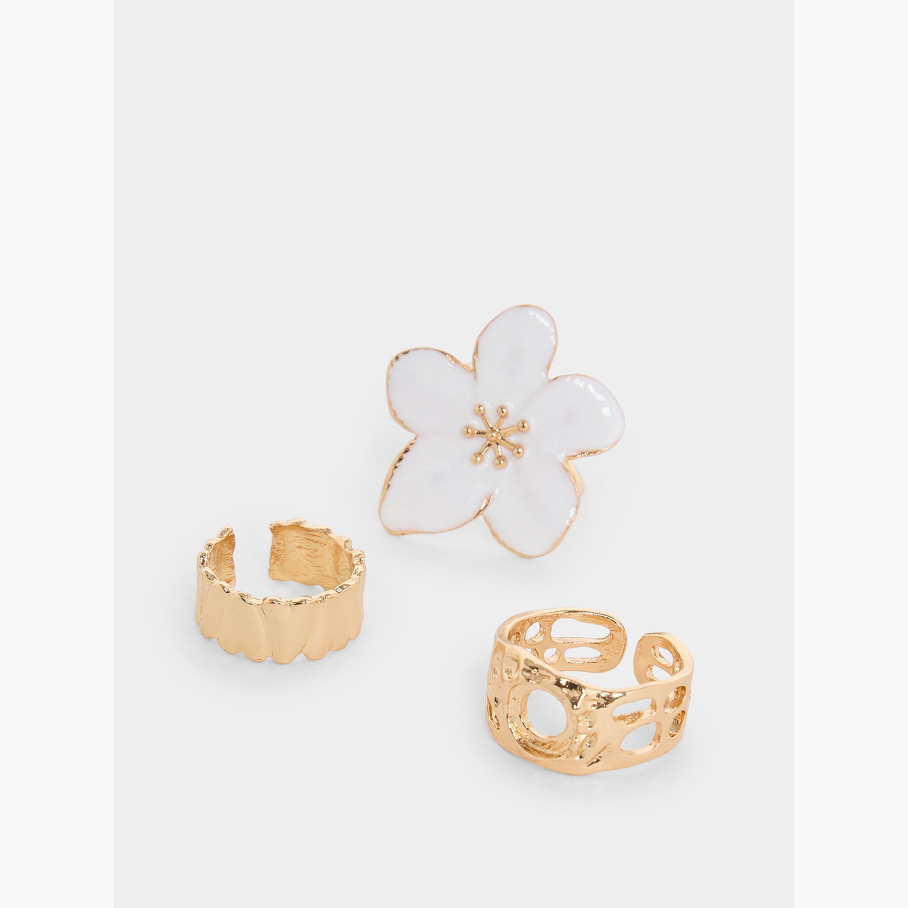 مجموعة من 7 خواتم يد متنوعة-women-watchesandjewellery-jewellery-rings-image-4