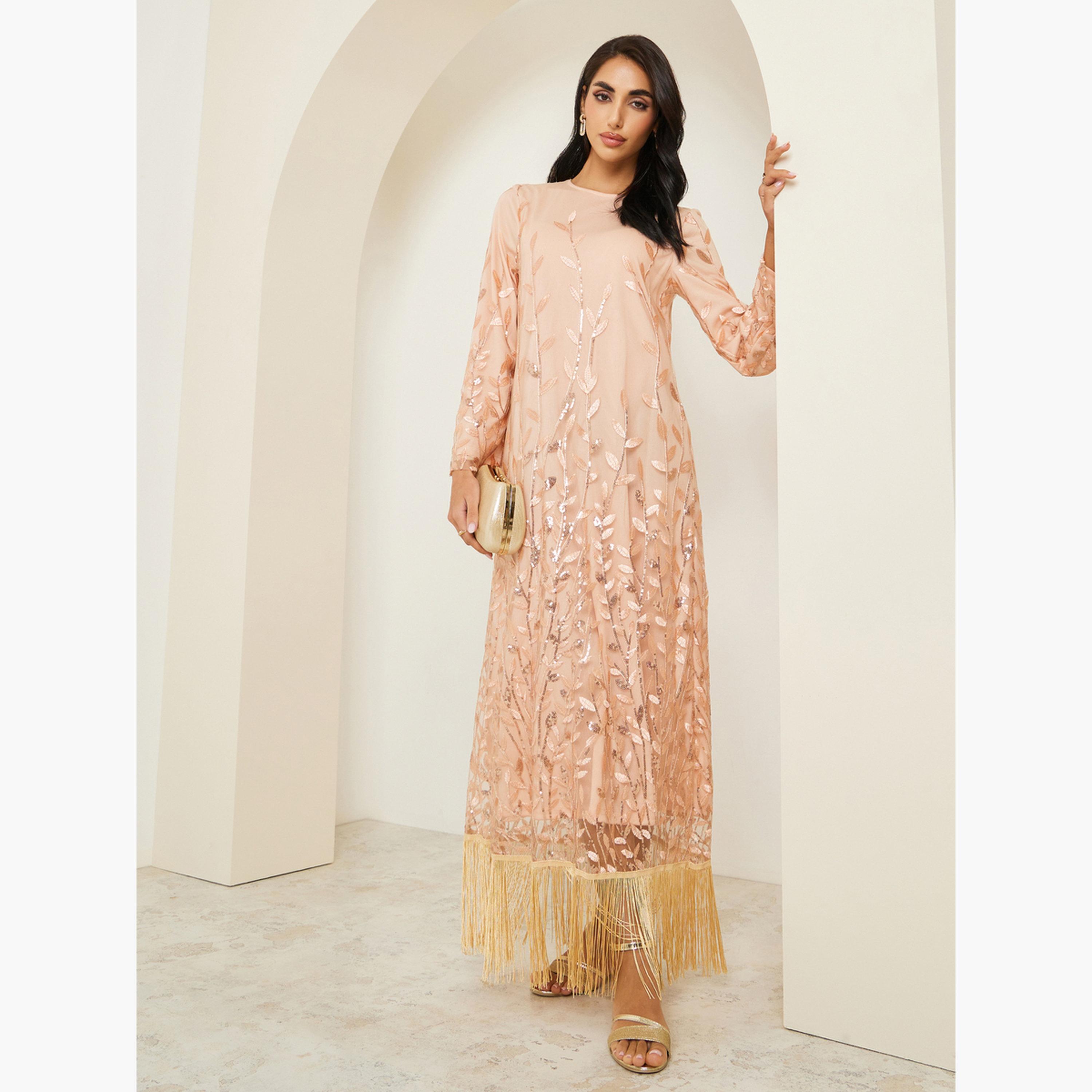 جلابية طويلة مزينة-women-arabicclothing-jalabiyas-image-2