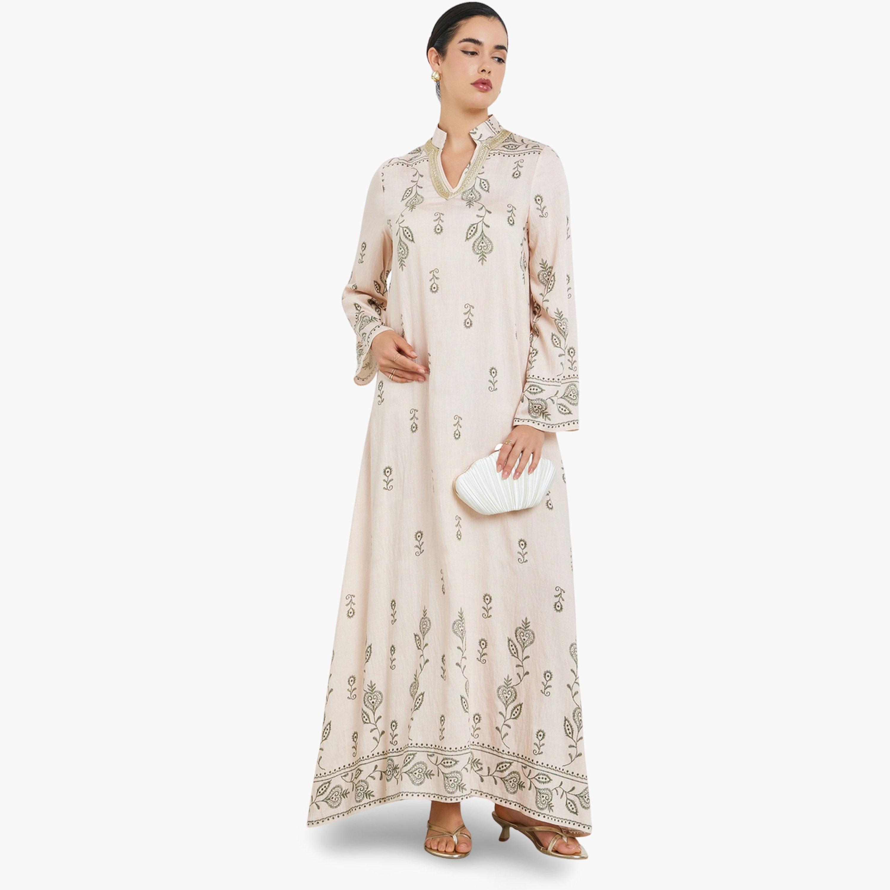 جلابية بتفاصيل مطرزة-women-arabicclothing-jalabiyas-image-1