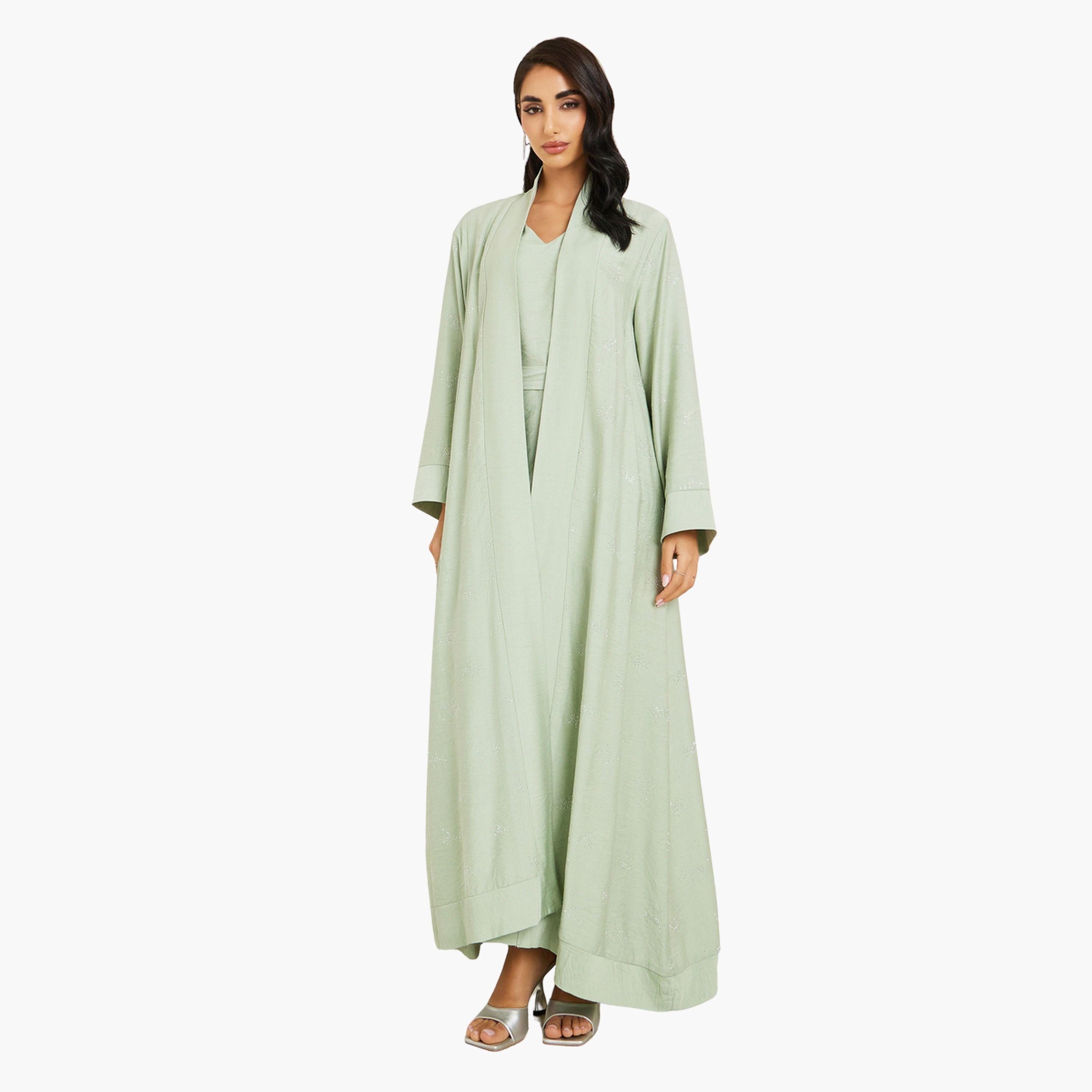 مجموعة من عباية وفستان محتشم بتفاصيل منمقة-women-clothing-shirtsandblouses-blouses-image-1