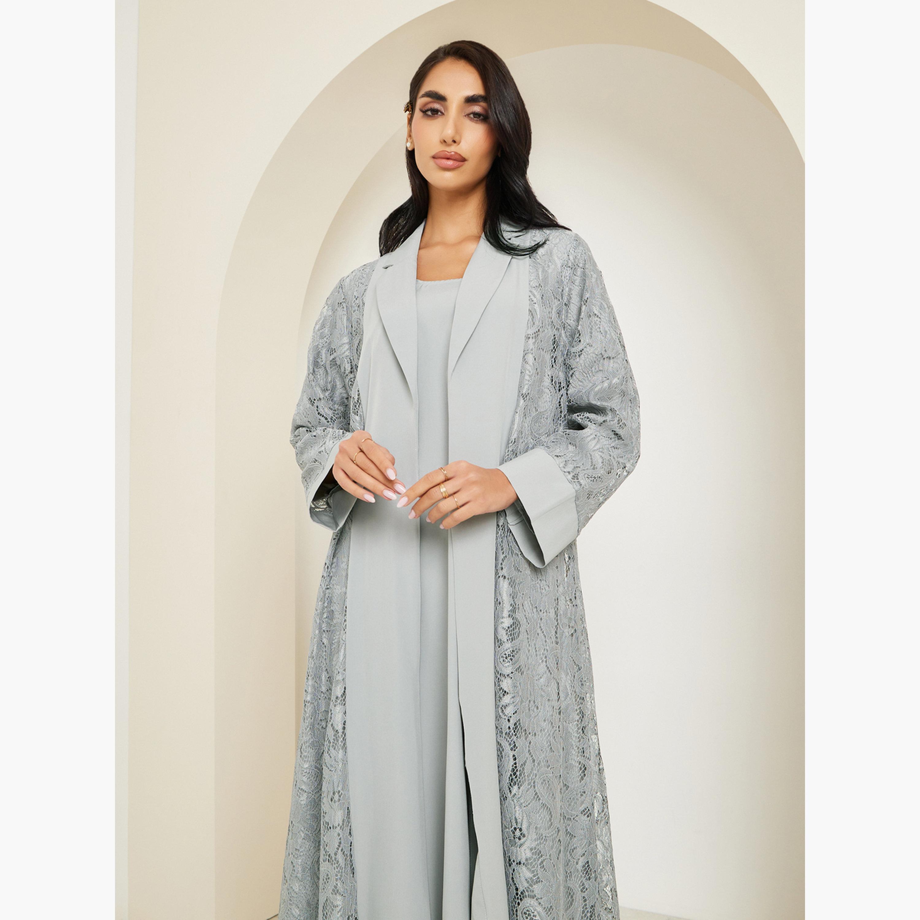 مجموعة من عباية وفستان محتشم مع تفاصيل دانتيل-women-clothing-shirtsandblouses-blouses-image-3
