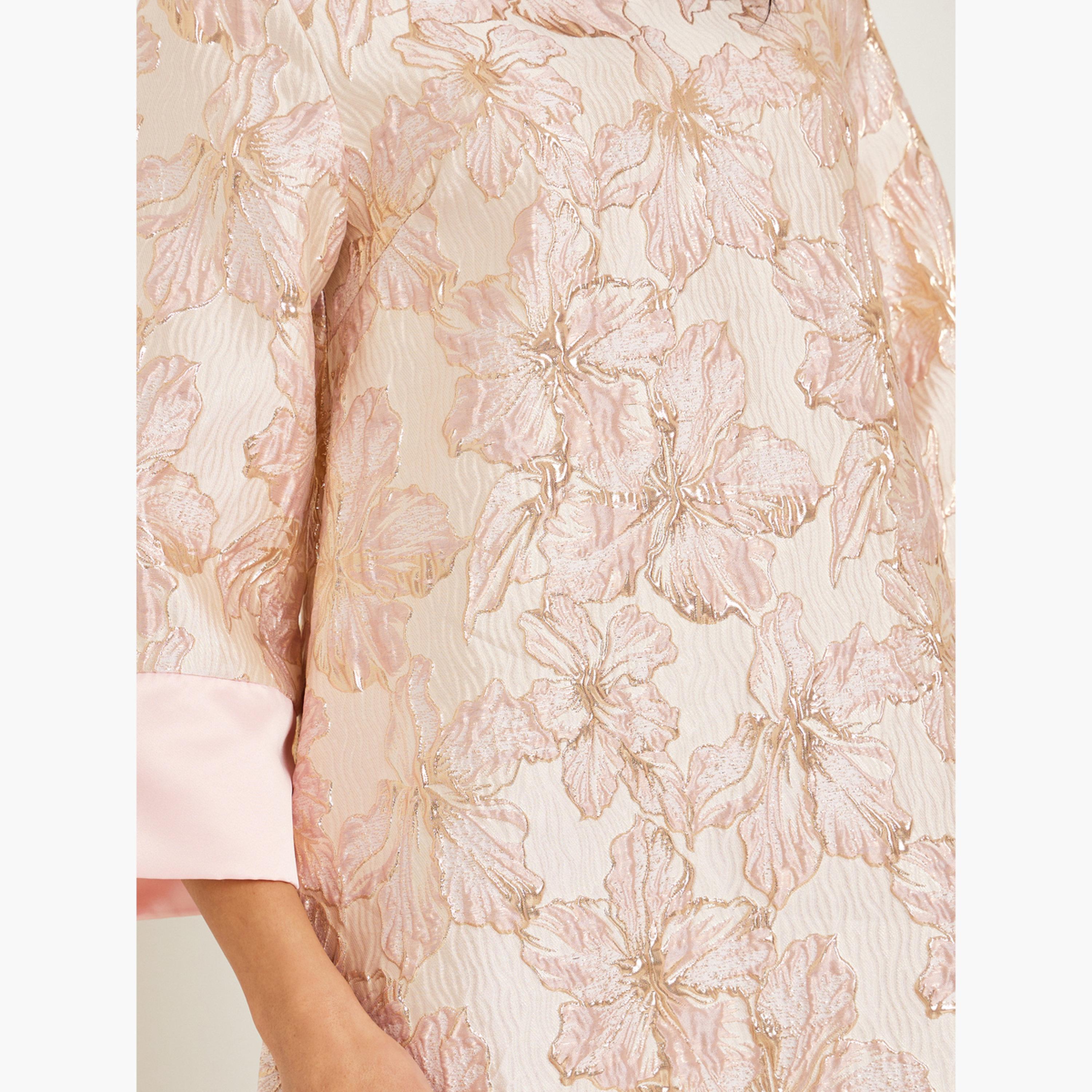 جلابية طويلة جاكار بنقشة زهور-women-arabicclothing-jalabiyas-image-4