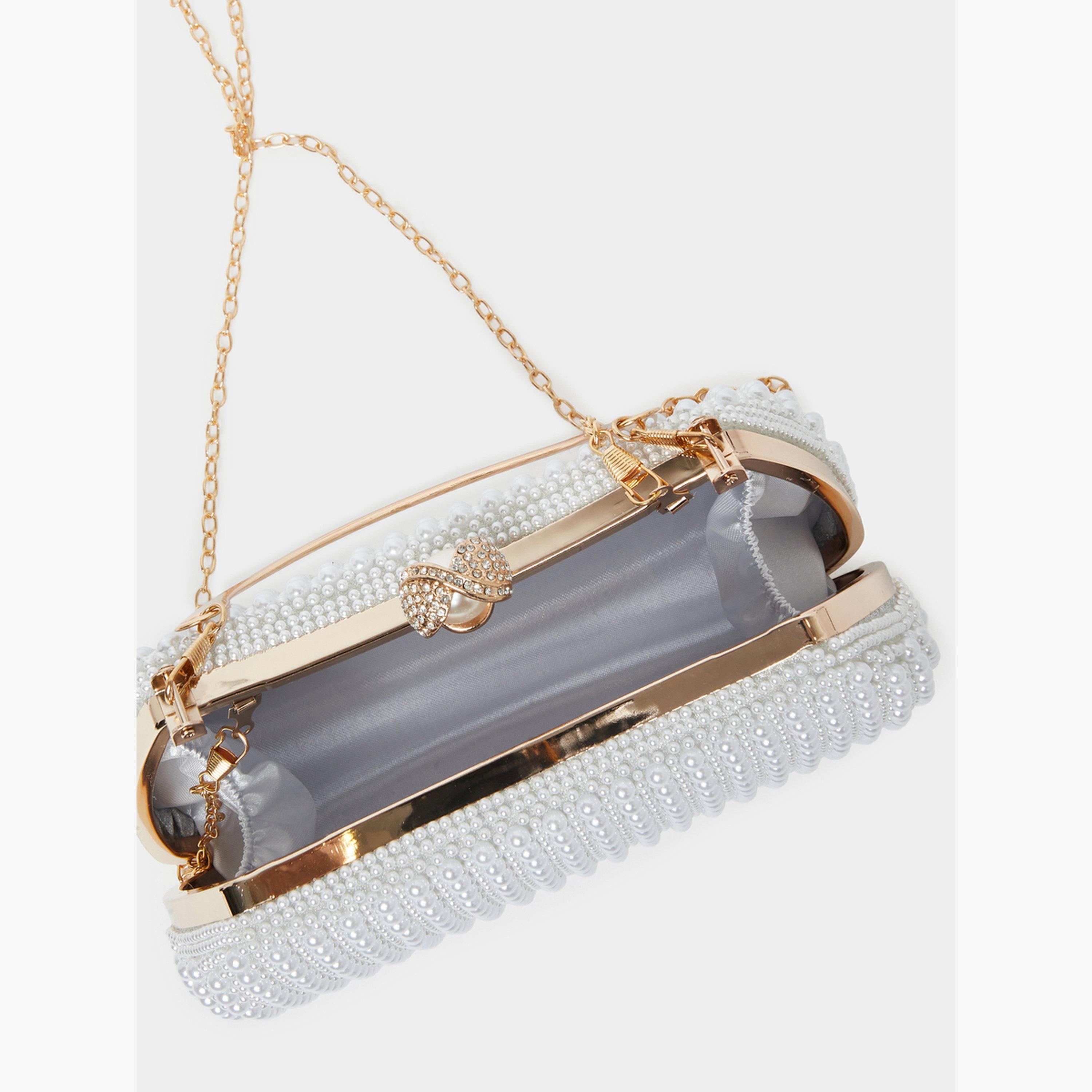 Styli Pearl Embellished Clutch Bag-women-bagsandwallets-handbags-image-4