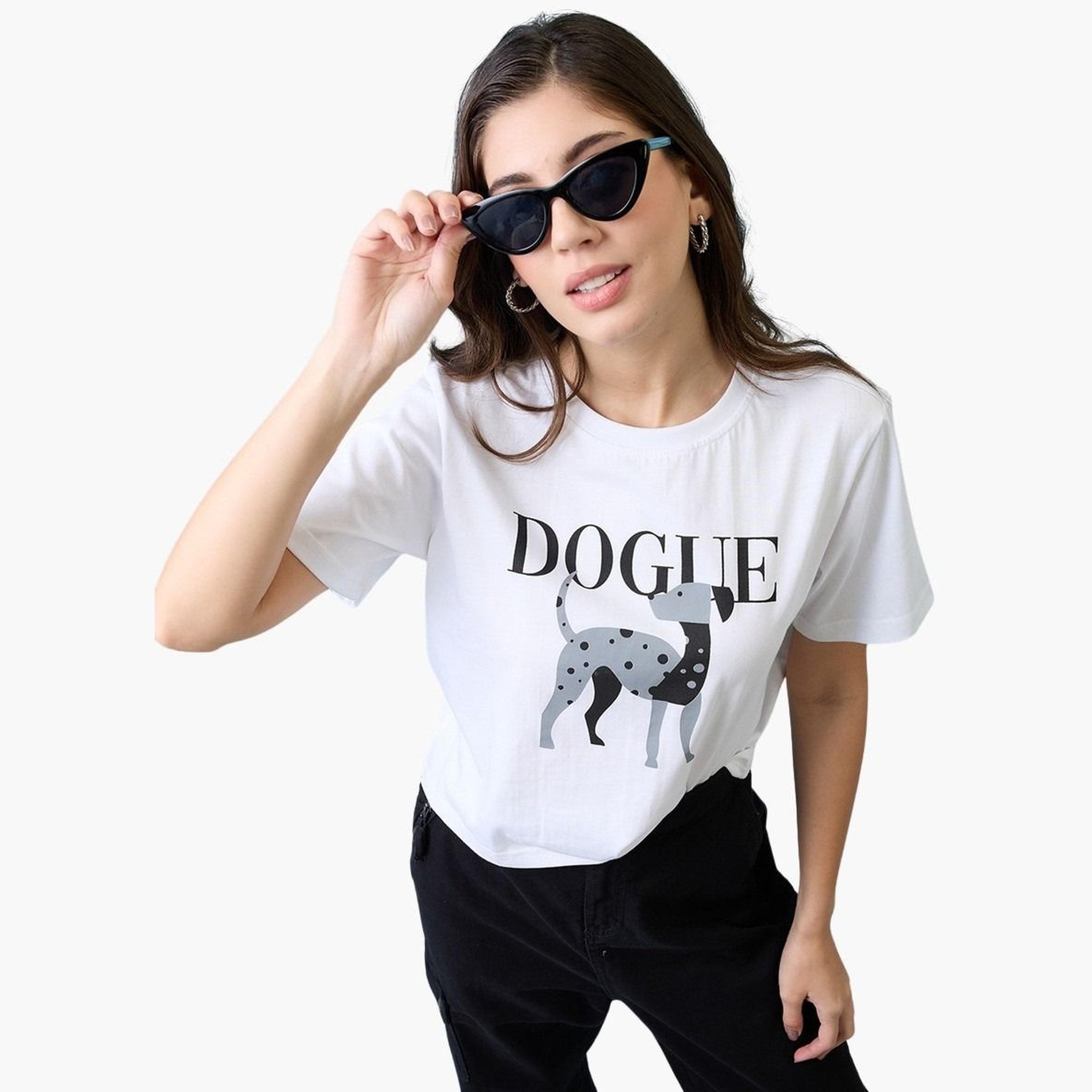 Globus X Styli Women White Graphic Print Oversized Crop T-Shirt-women-clothing-tshirts-image-5
