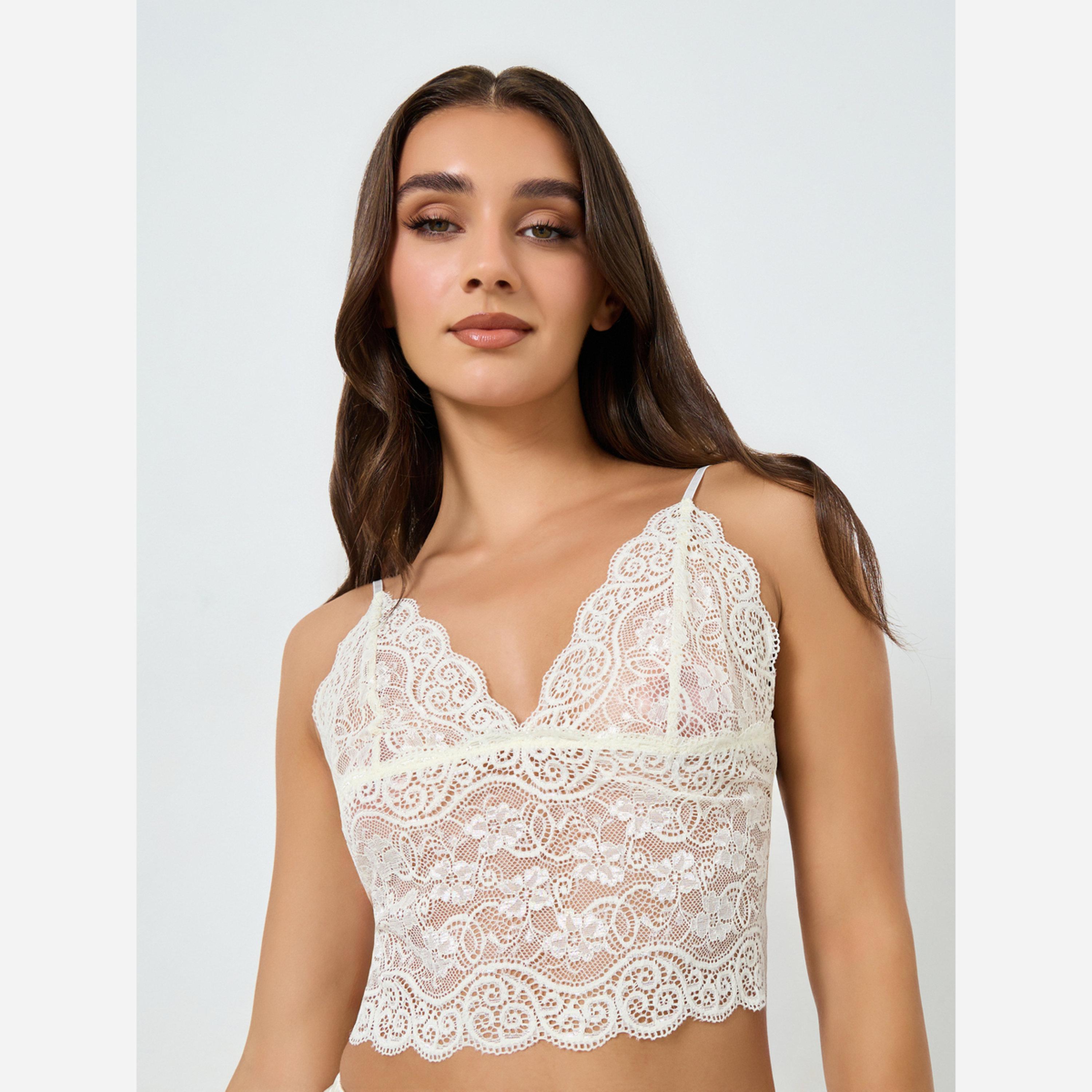 Take Two Lace Bralette and Bow Front Satin Shorts Set-women-clothing-lingerie-lingeriesets-image-3