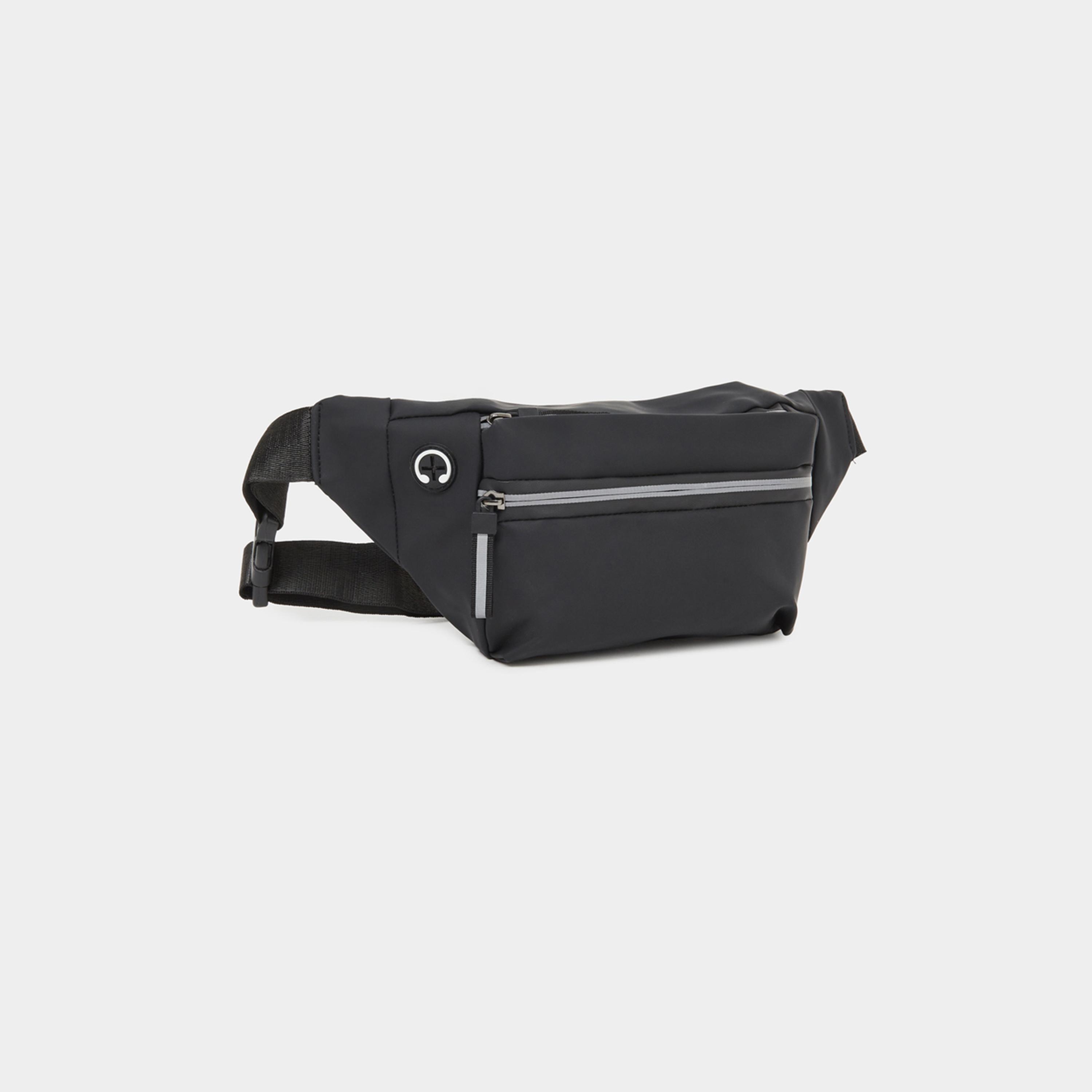 ستايلي - شنطة خصر سوداء-men-bags-image-1