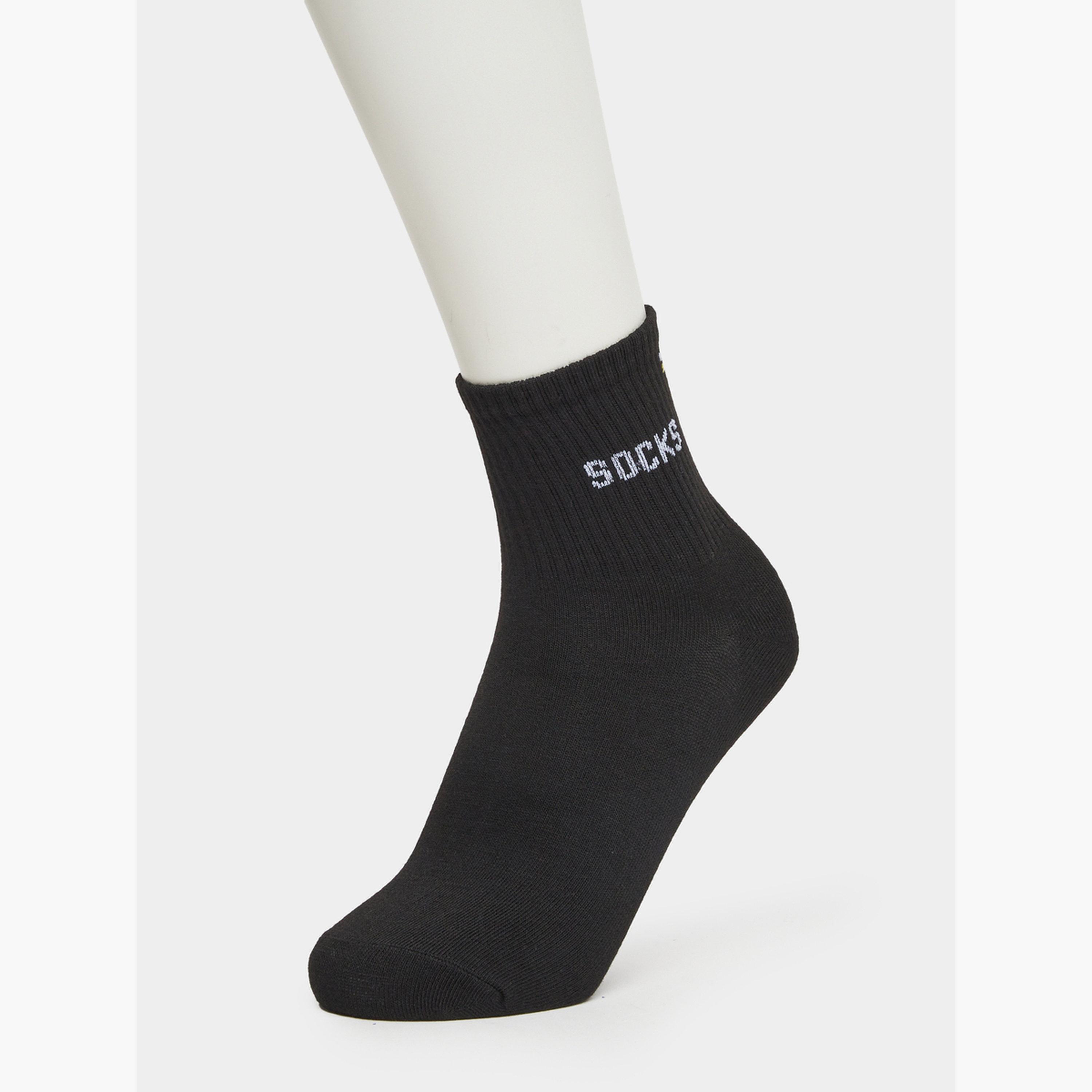 ستايلي - عبوة من 3 جوارب دائرية مضلعة-men-socks-image-2