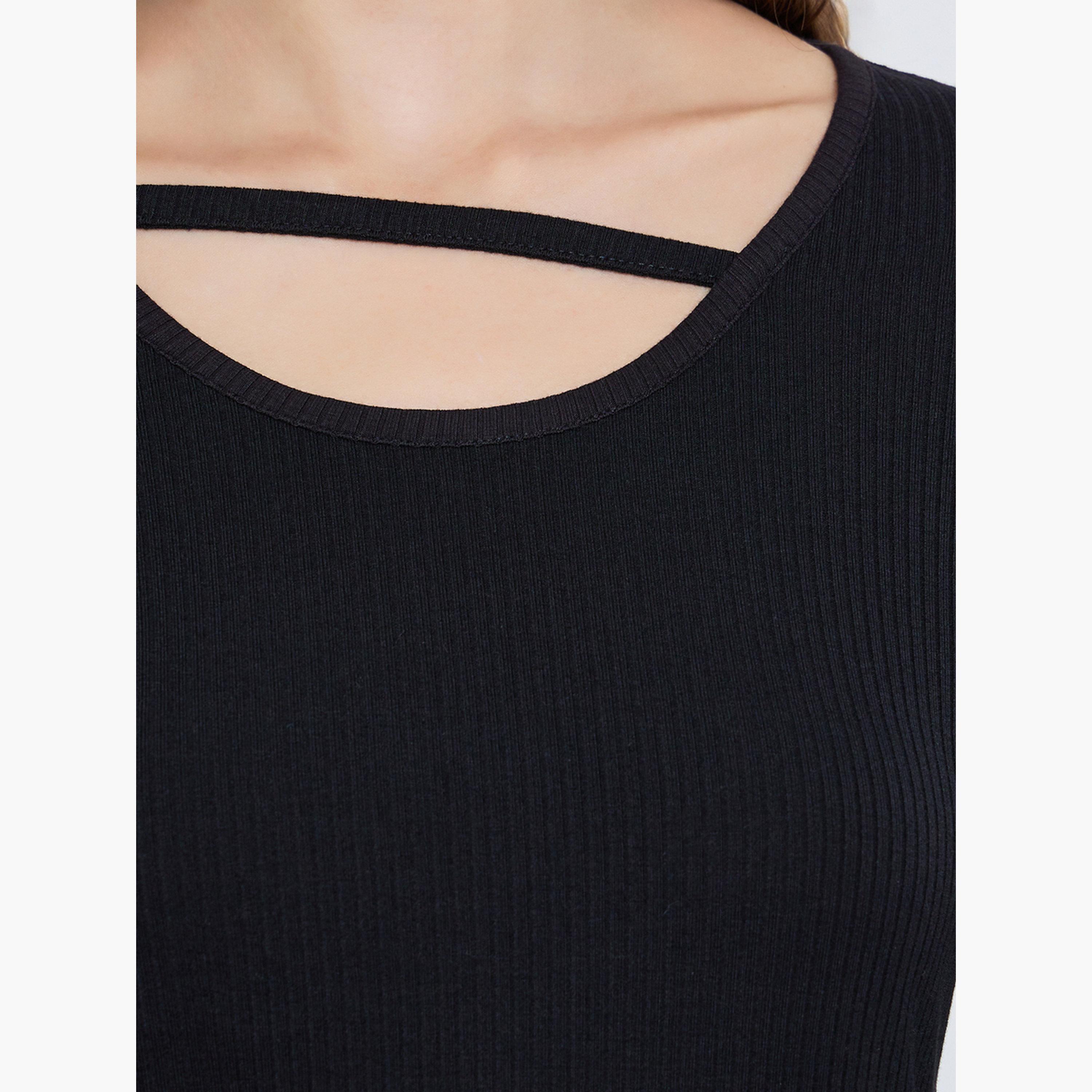 بلوزة محبوكة بأكمام طويلة وقصات-women-clothing-tshirts-image-5