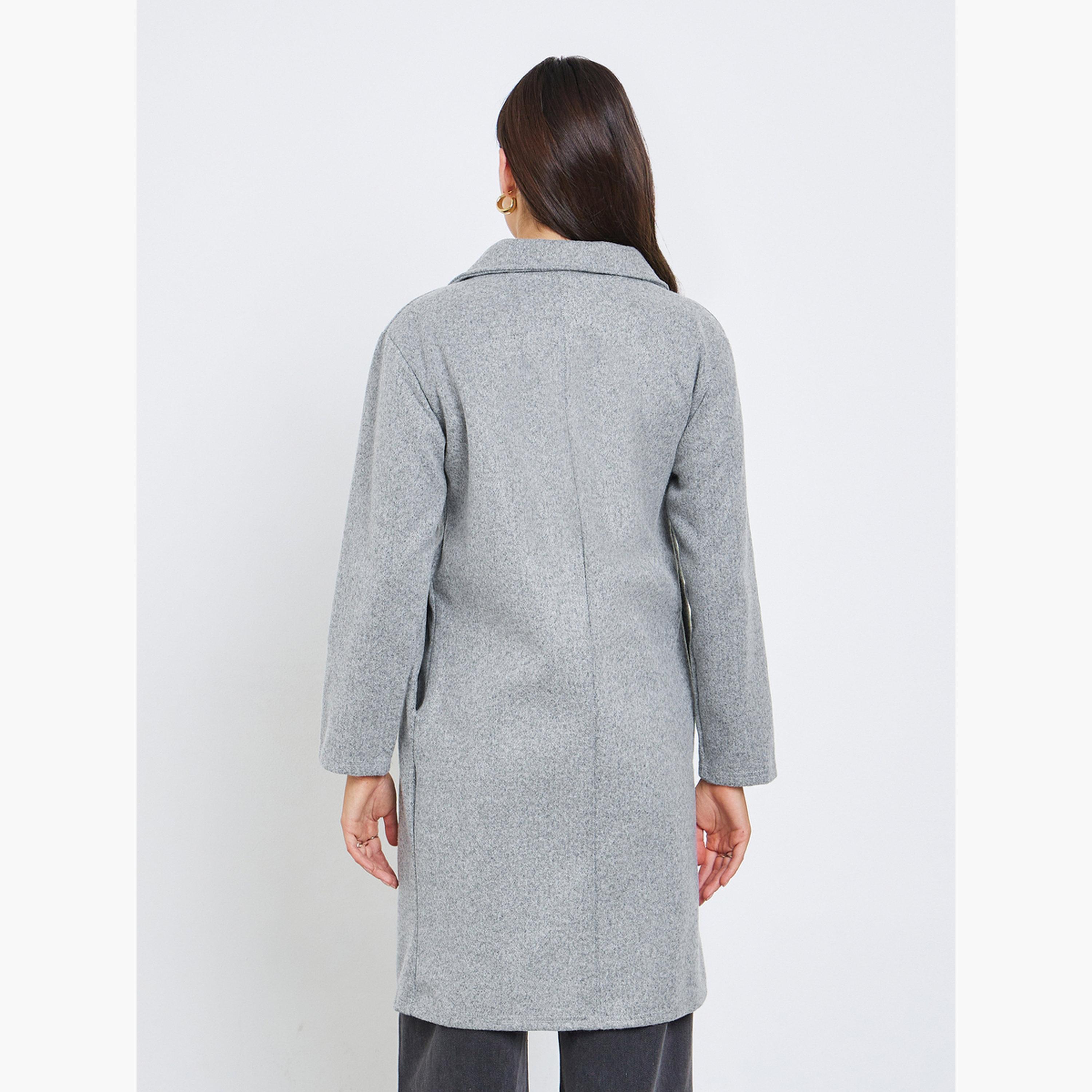 معطف ميدي بياقة طية صدر-women-clothing-coatsandjackets-coats-image-4