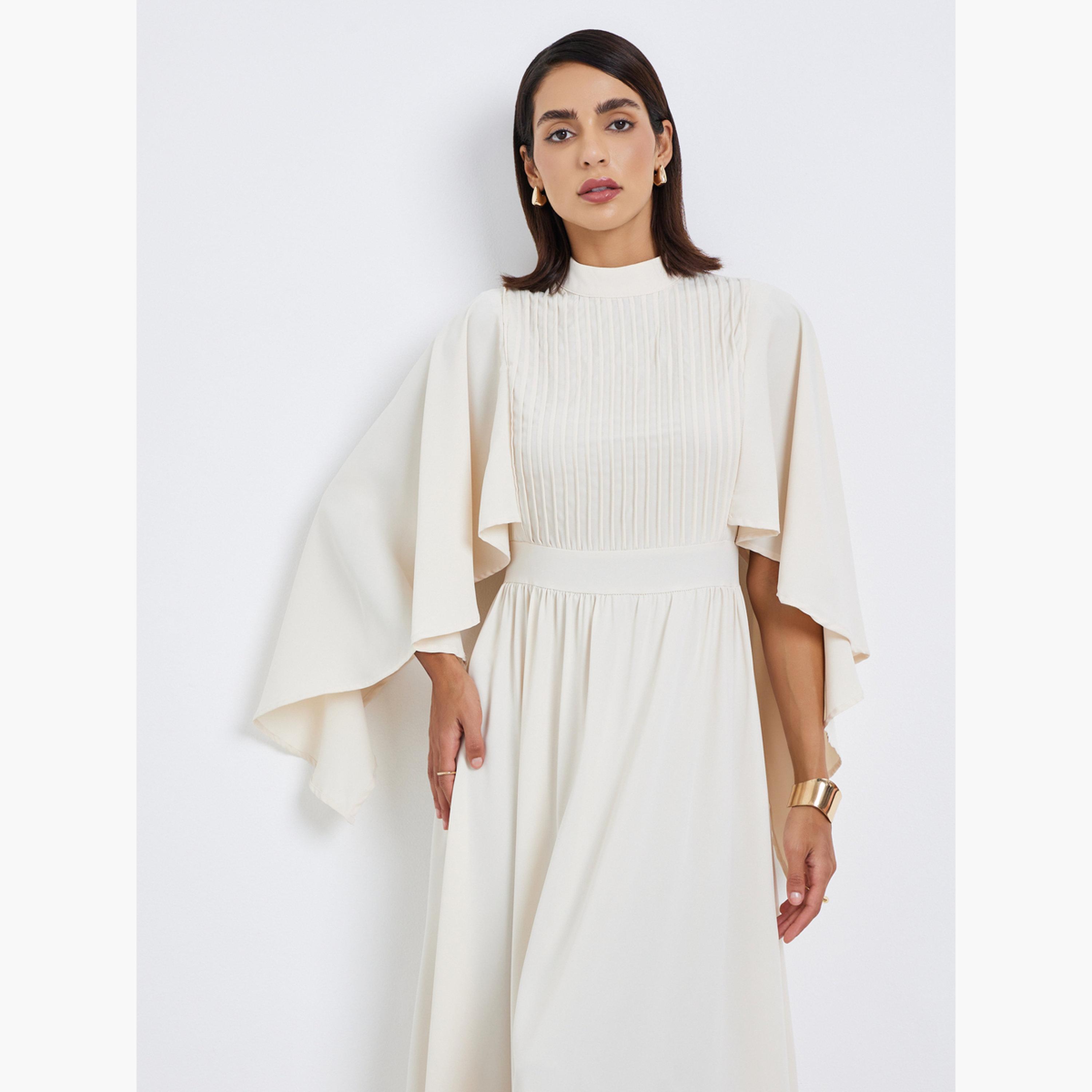 فستان طويل بتفاصيل محزوزة-women-clothing-dresses-image-2