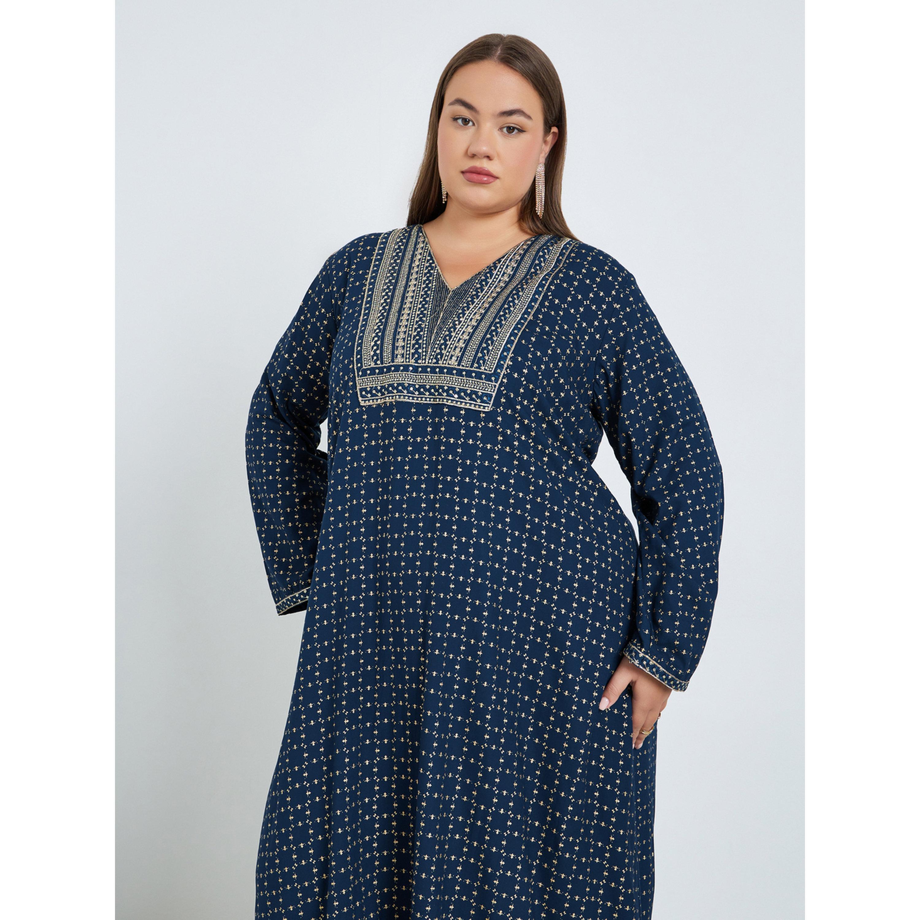 جلابية مطرزة مقاس كبير-women-arabicclothing-jalabiyas-image-3