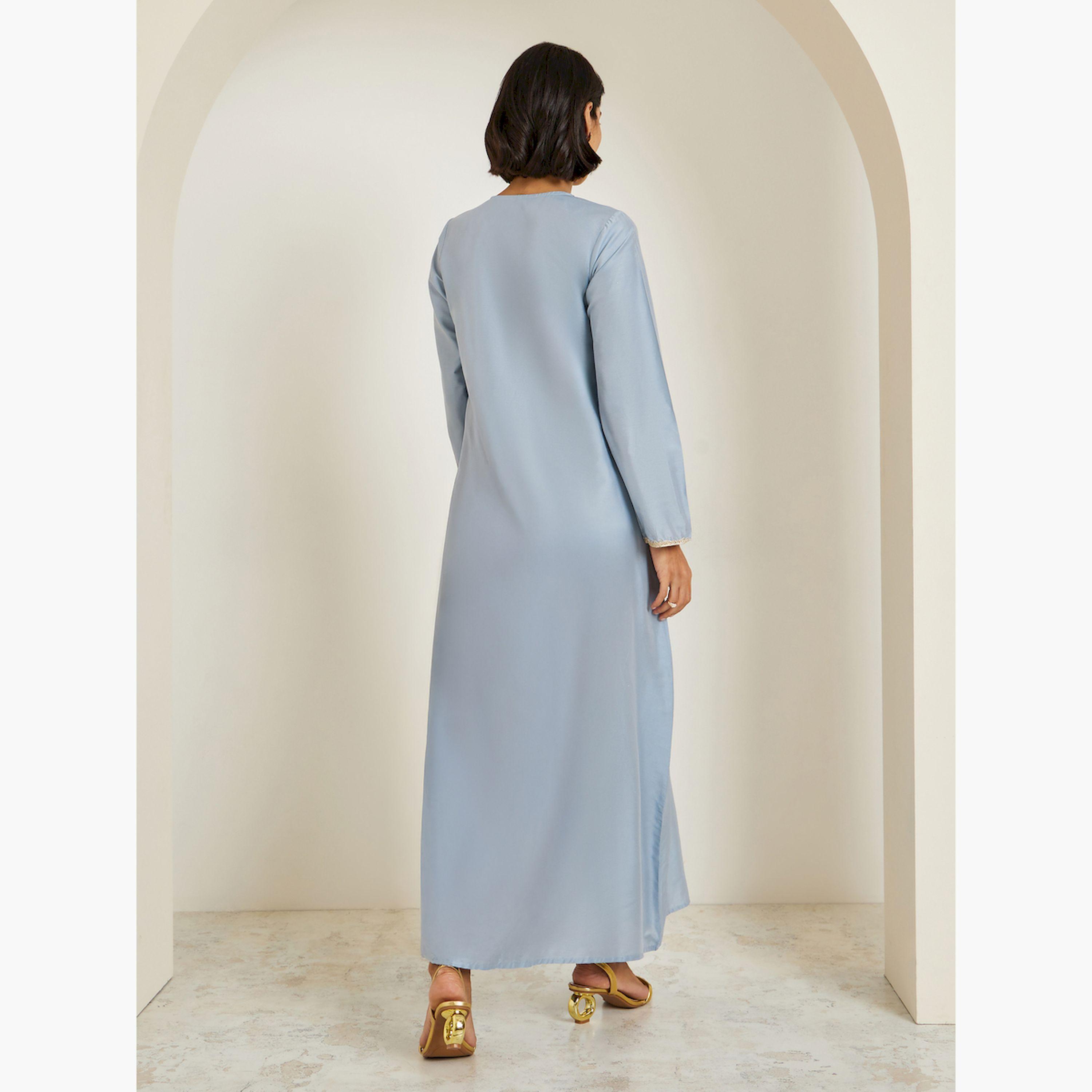 جلابية بحافة واسعة مطرزة-women-arabicclothing-jalabiyas-image-4