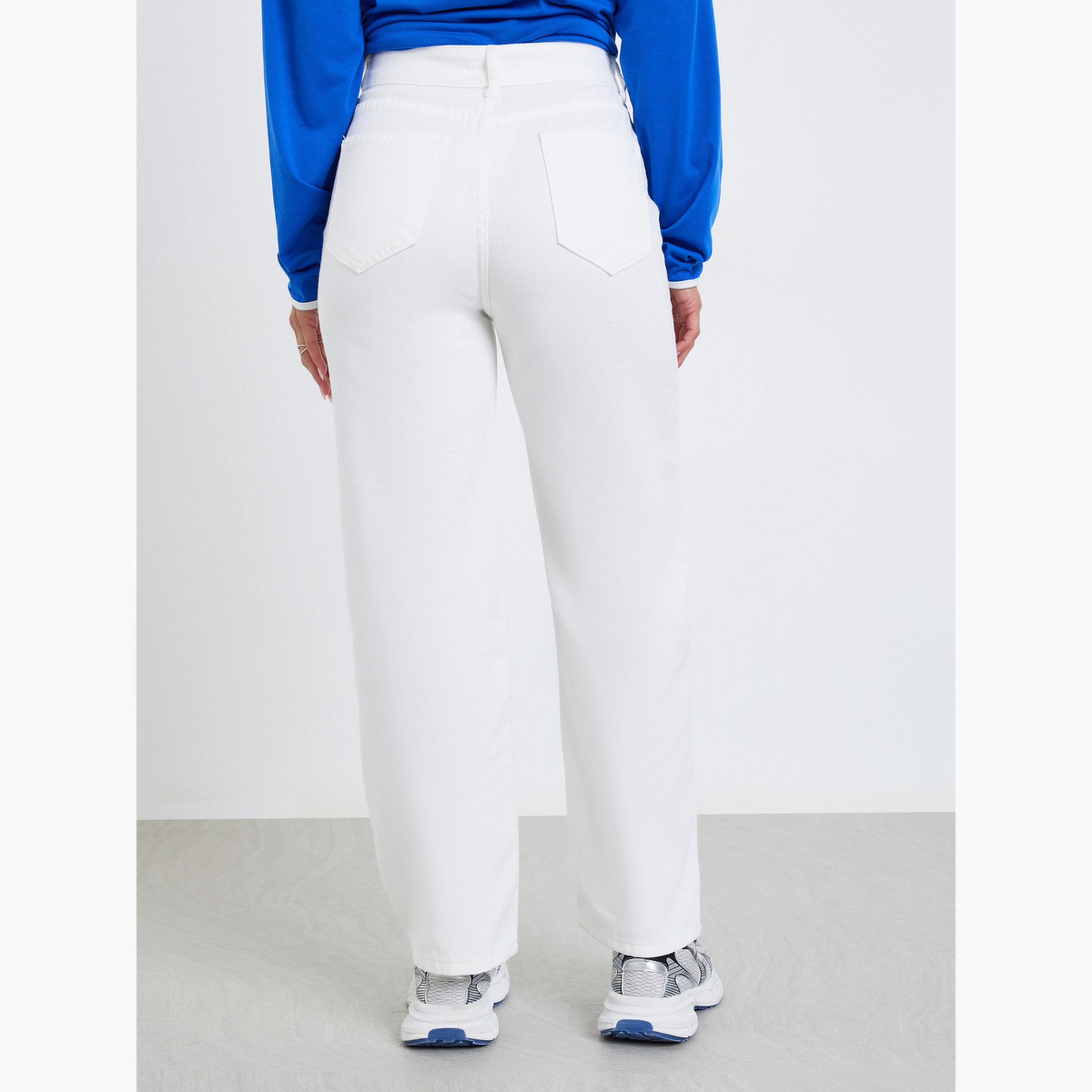 جينز بأرجل مستقيمة بجيوب-women-clothing-bottoms-jeans-image-4