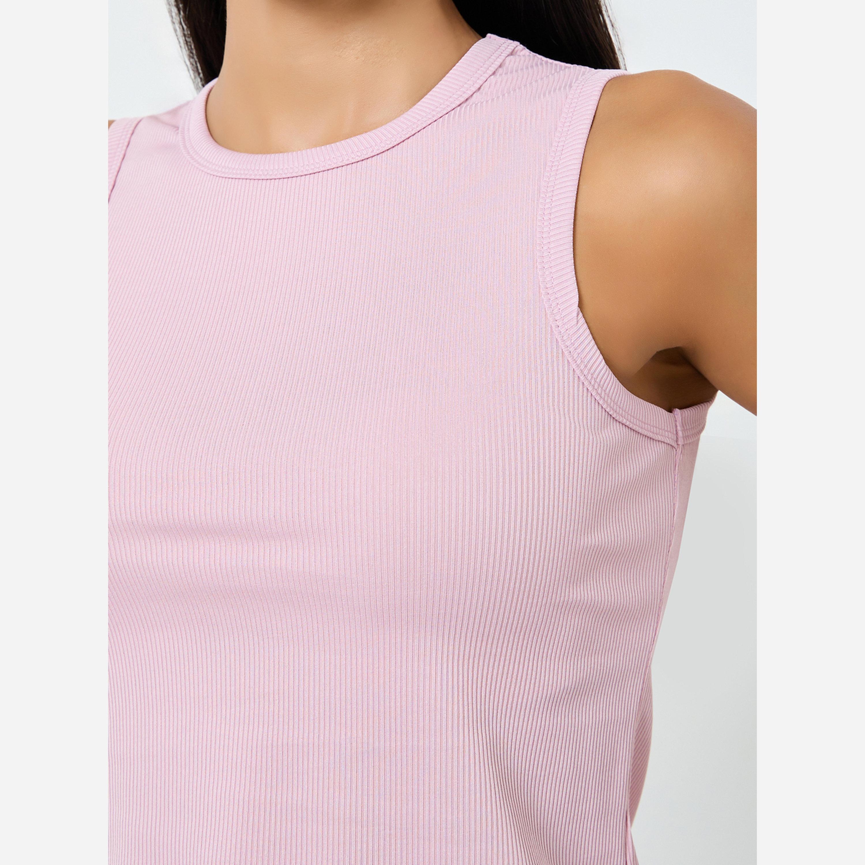 Styli Lettuce Hem Tank Top and Shorts Set-women-clothing-nightwear-pyjamas-shortsets-image-3