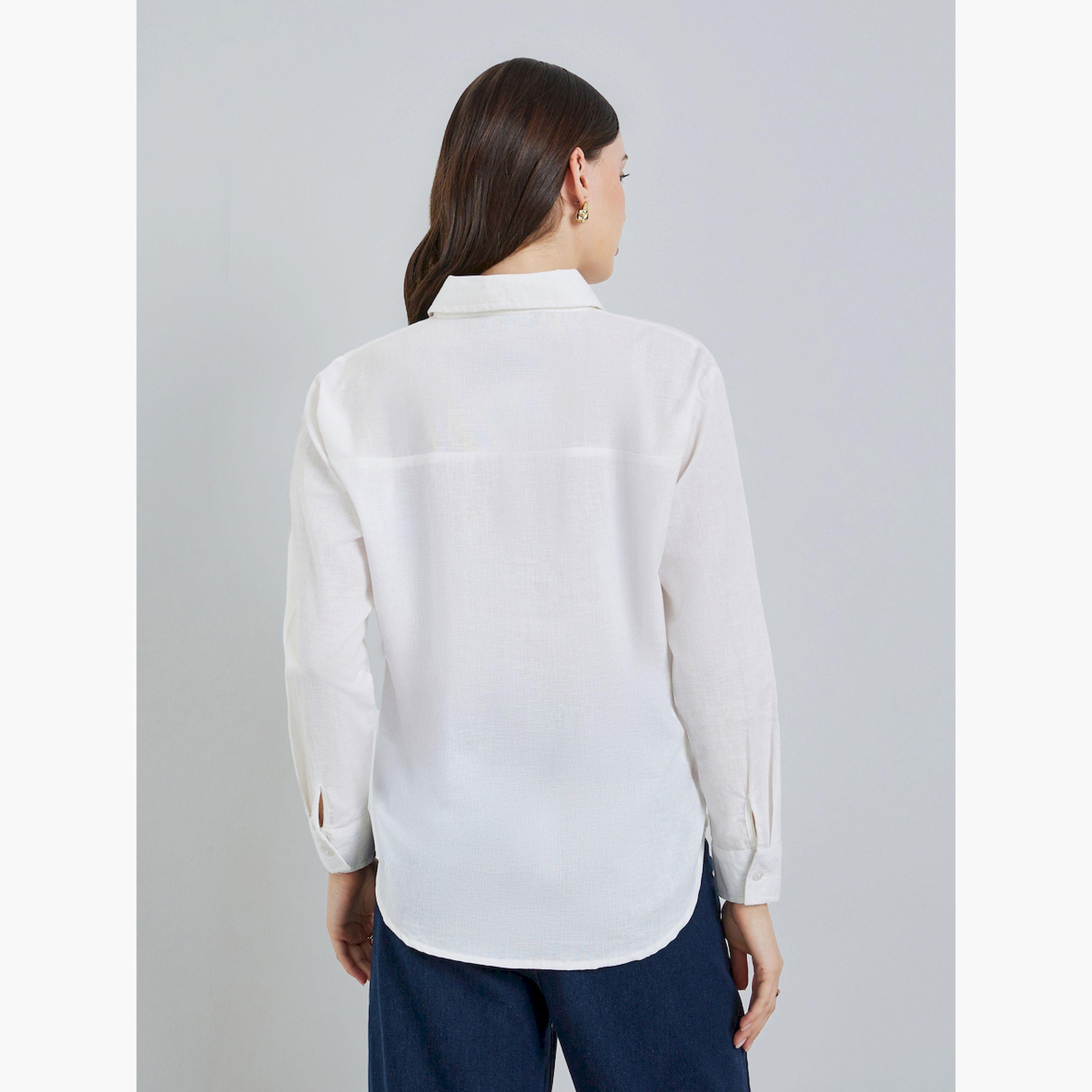 بلوزة كتان مطرز-women-clothing-shirtsandblouses-shirts-image-3