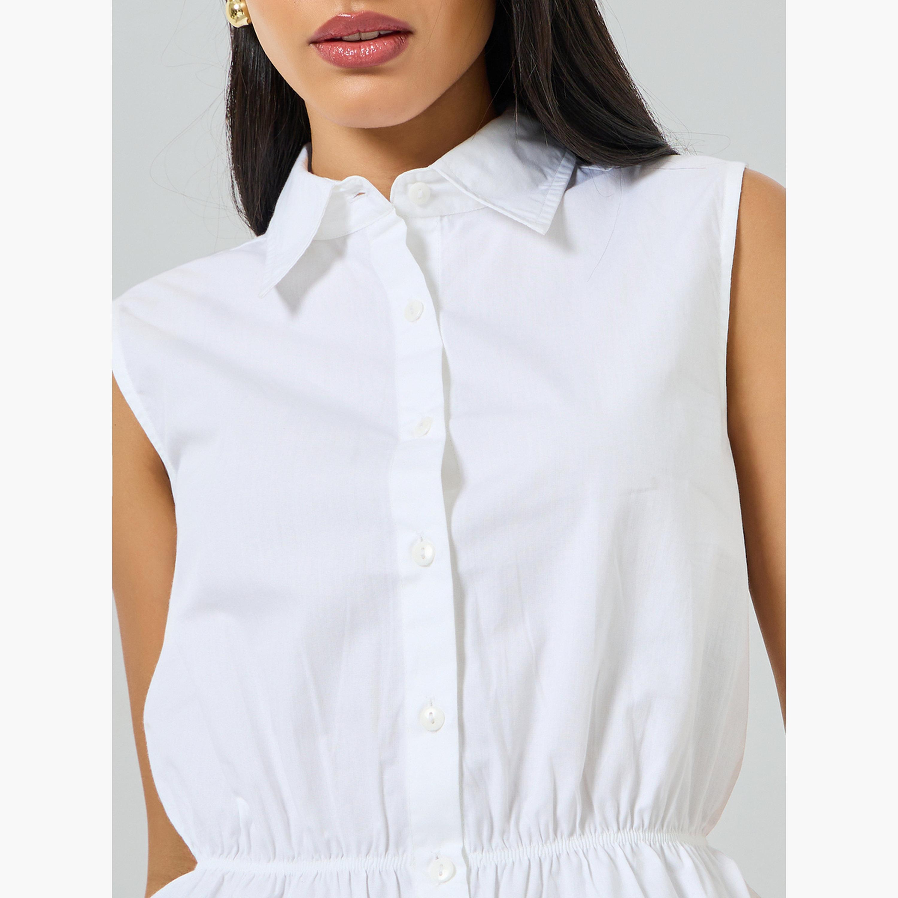 بلوزة قطني بيبلوم بلا أكمام-women-clothing-shirtsandblouses-blouses-image-4