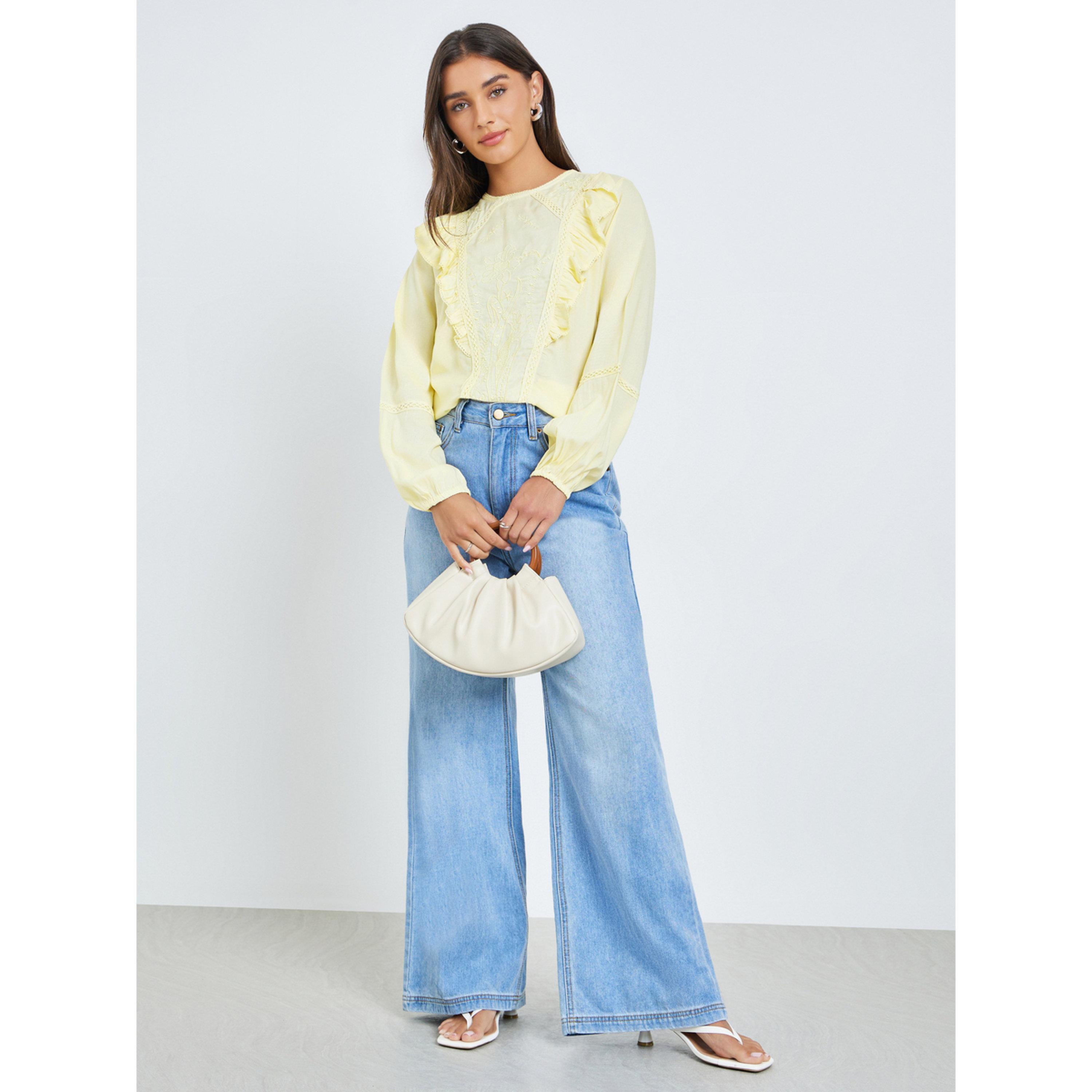 بلوزة مطرزة بكشكشة-women-clothing-shirtsandblouses-blouses-image-2