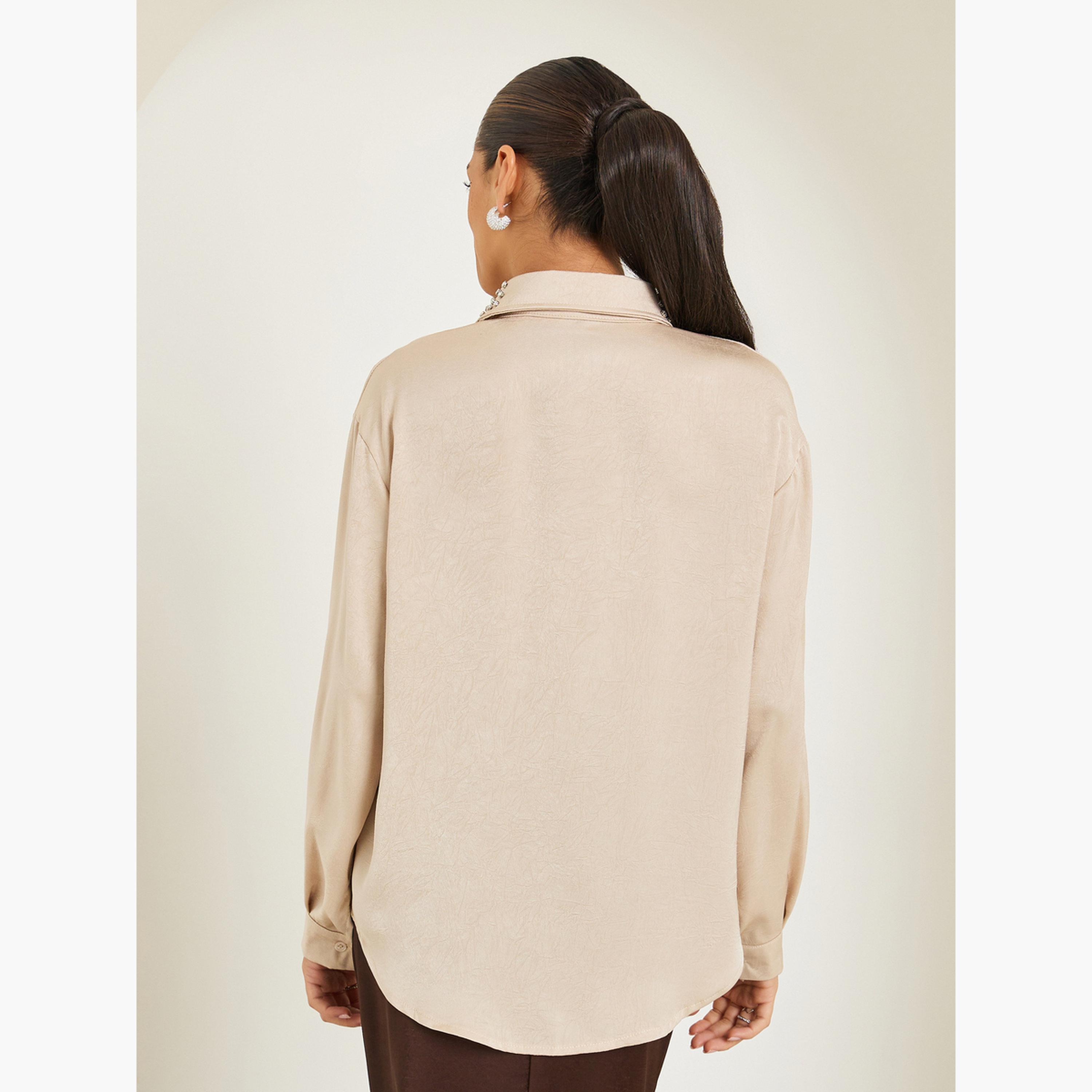 بلوزة ساتان بياقة منمقة بالخرز-women-clothing-shirtsandblouses-shirts-image-6