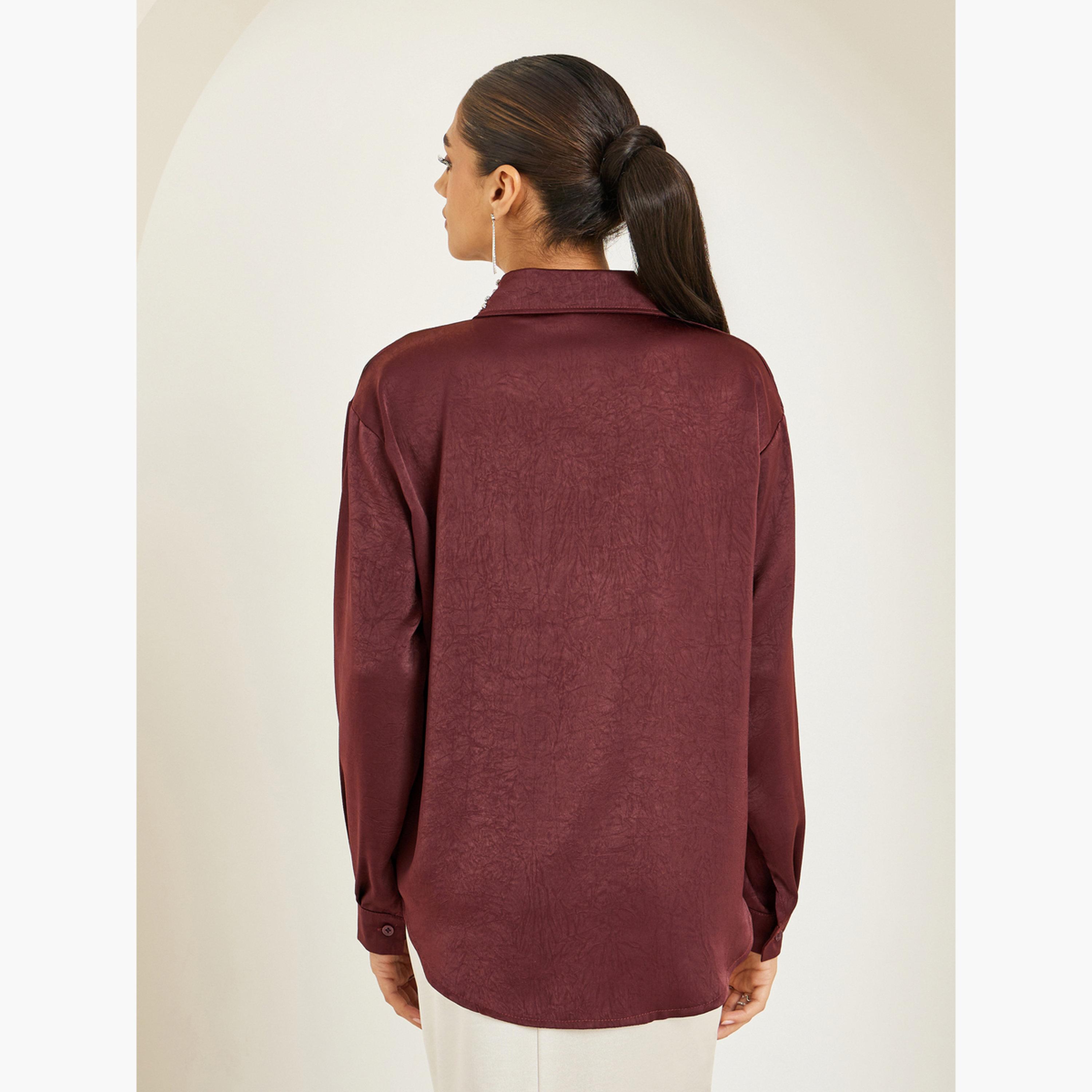 بلوزة ساتان بياقة منمقة بالخرز-women-clothing-shirtsandblouses-shirts-image-5