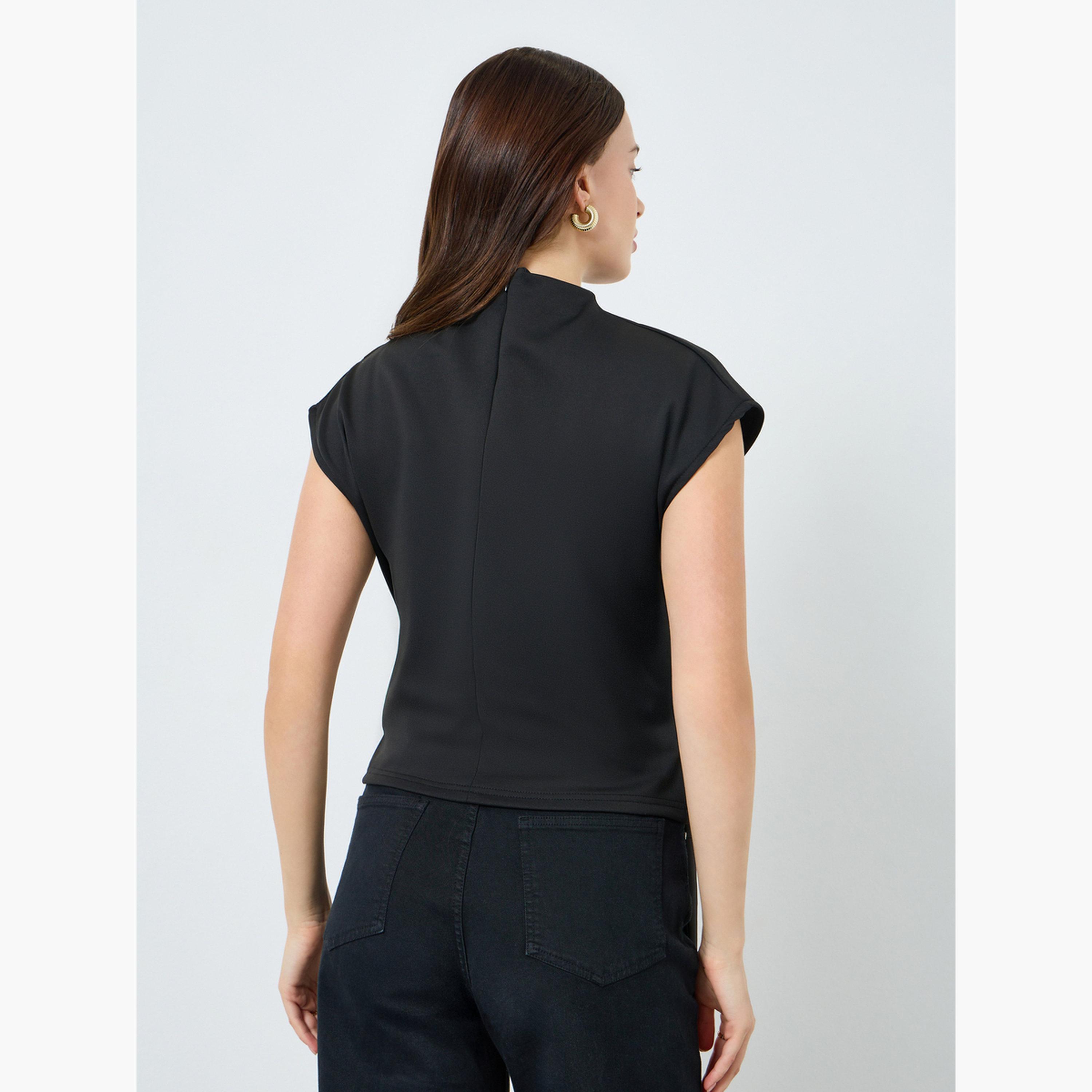 بلوزة بياقة عالية وحزام-women-clothing-shirtsandblouses-blouses-image-5